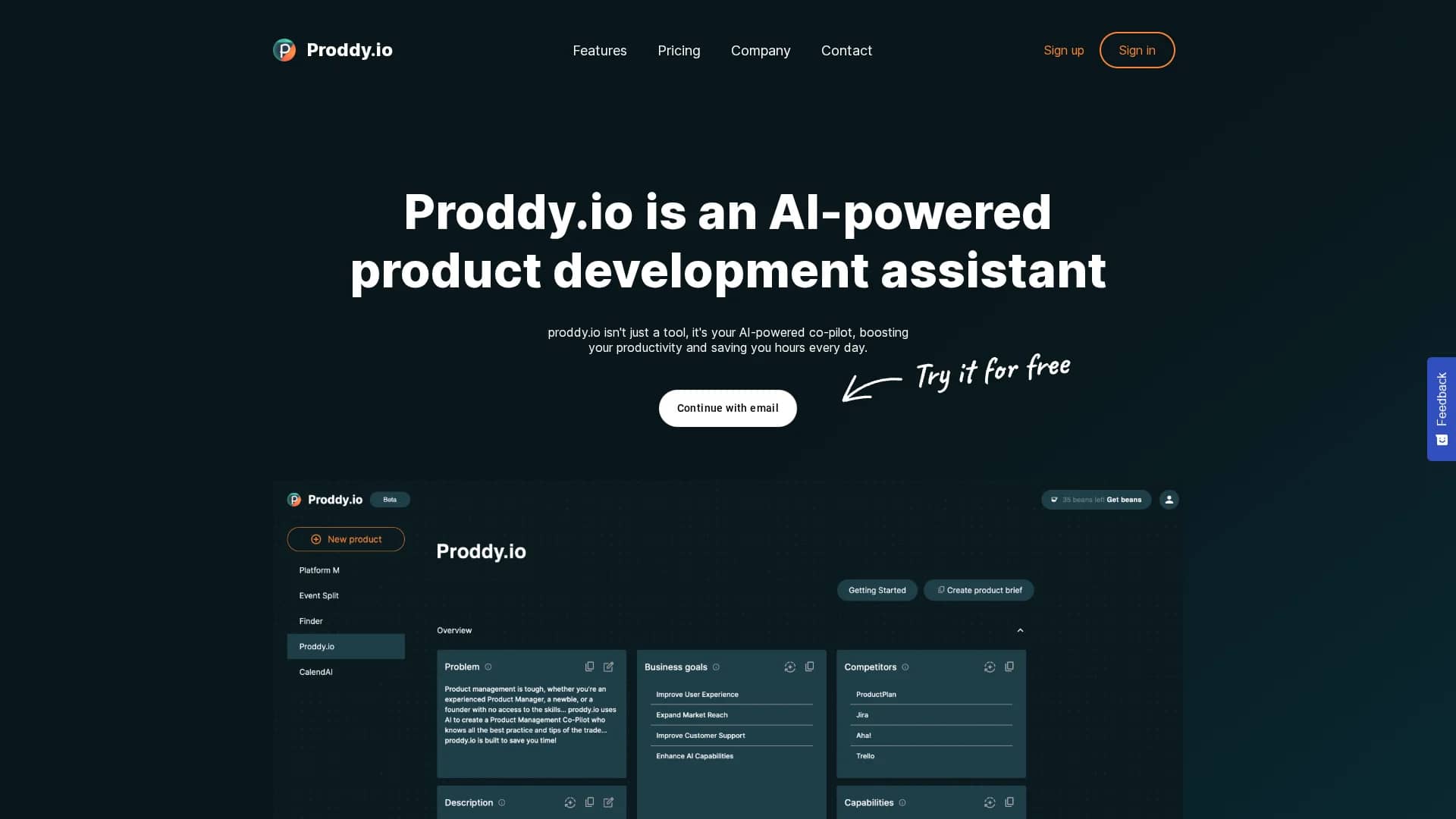 proddy-io homepage