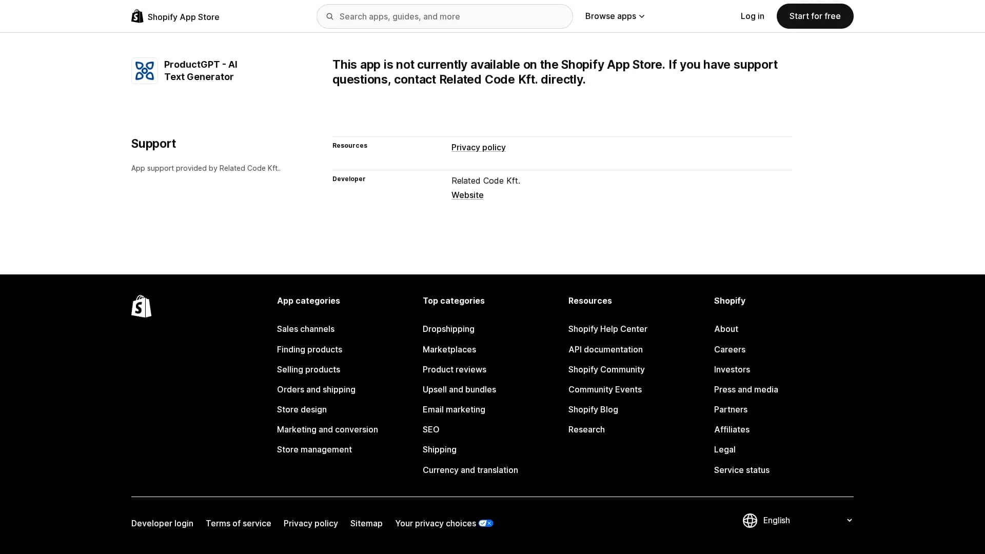 productgpt homepage