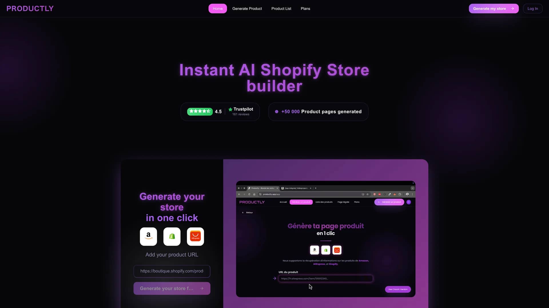 productly homepage