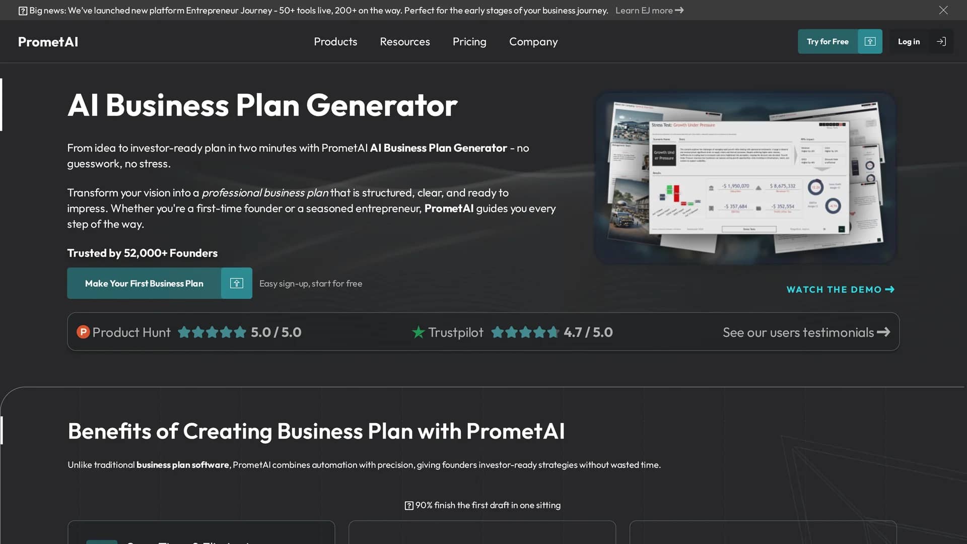 prometai homepage