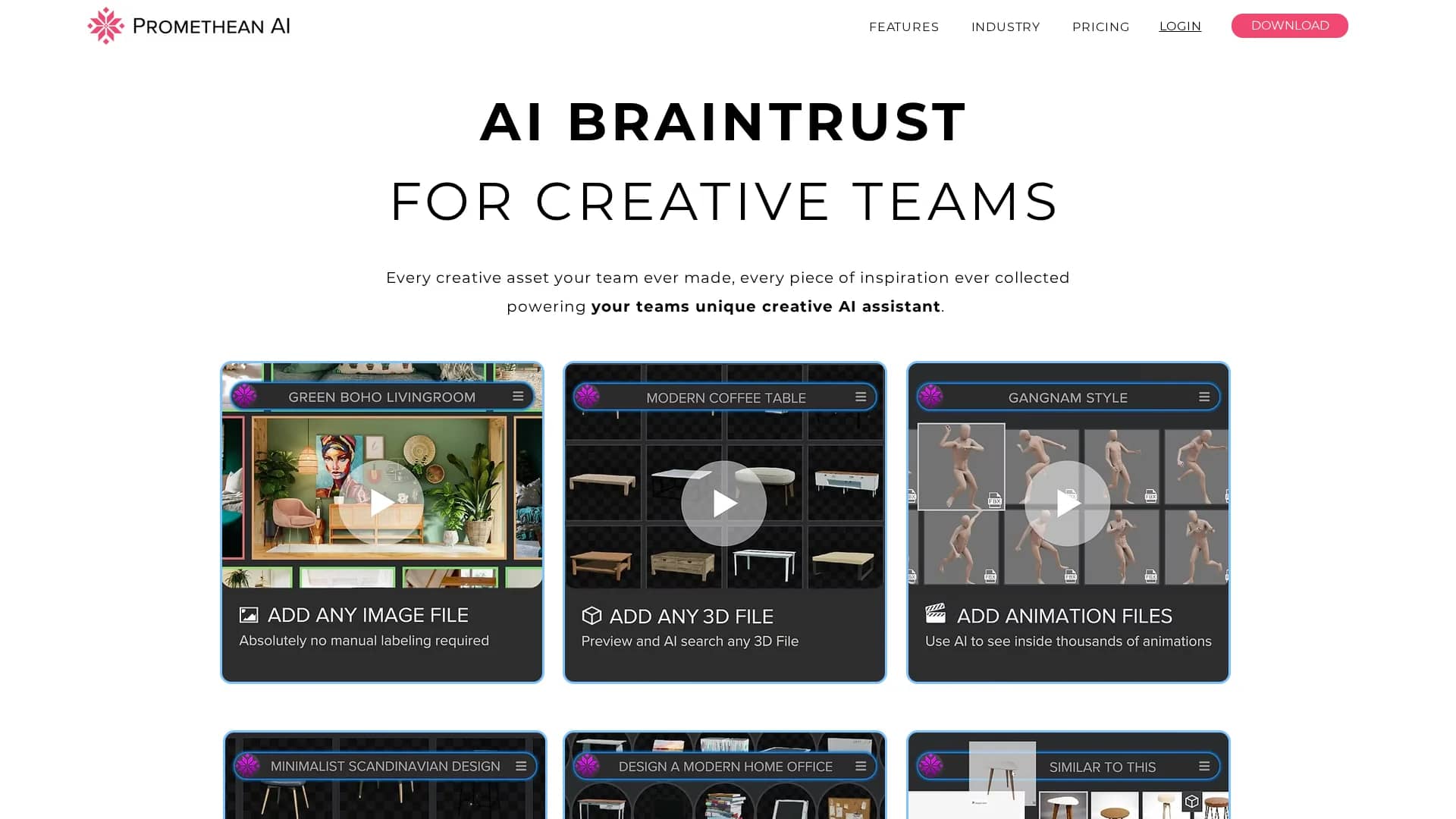 prometheanai homepage