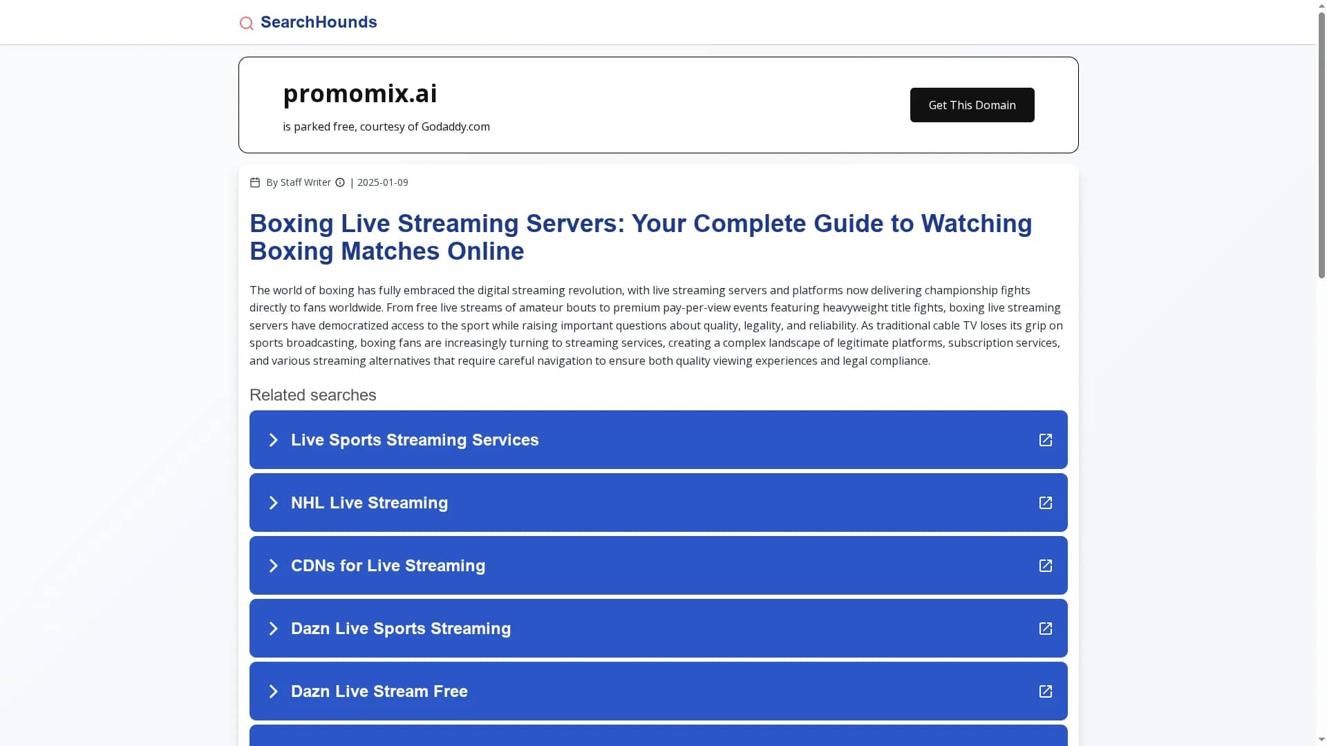 promomix homepage