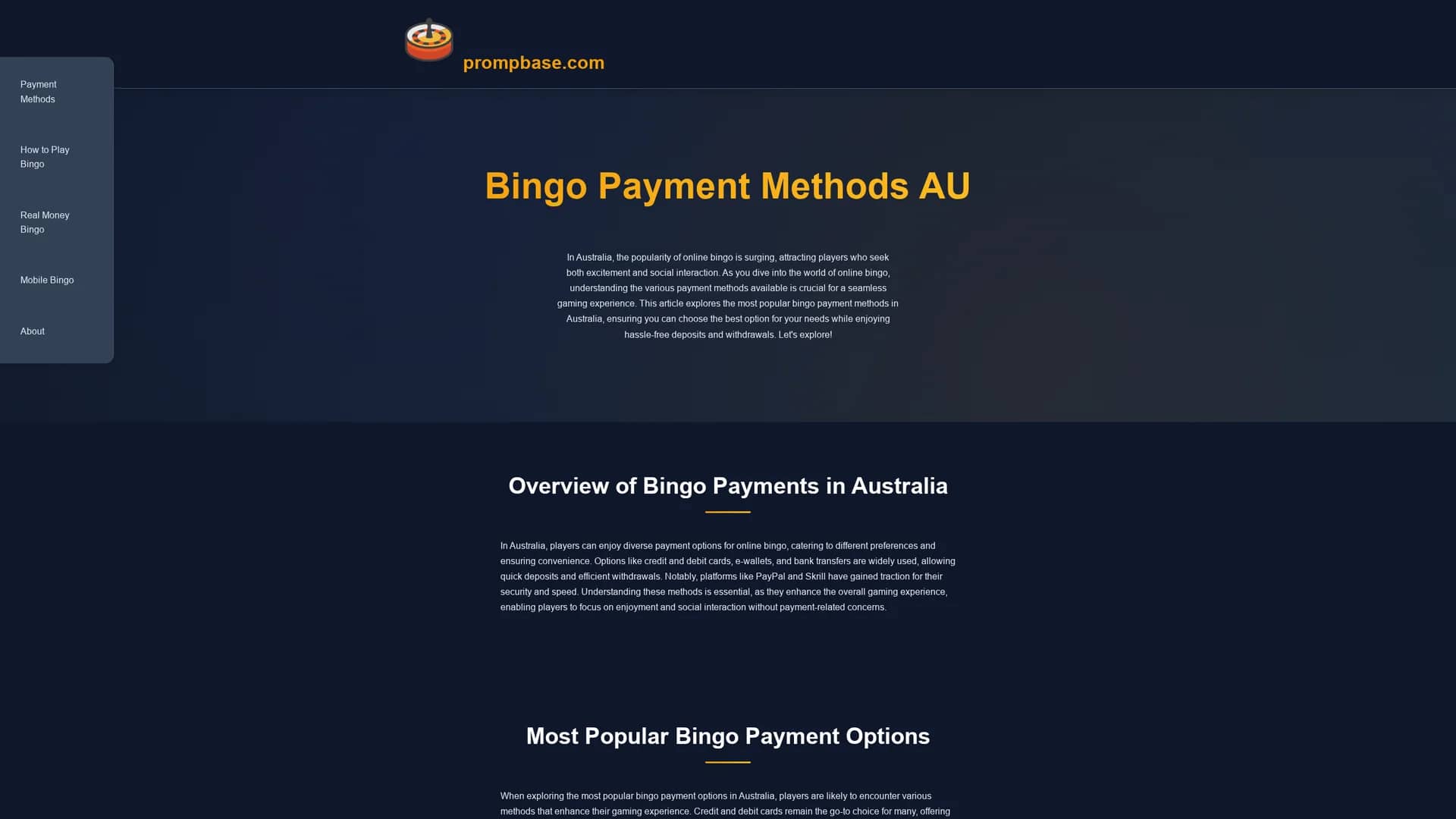prompbase homepage