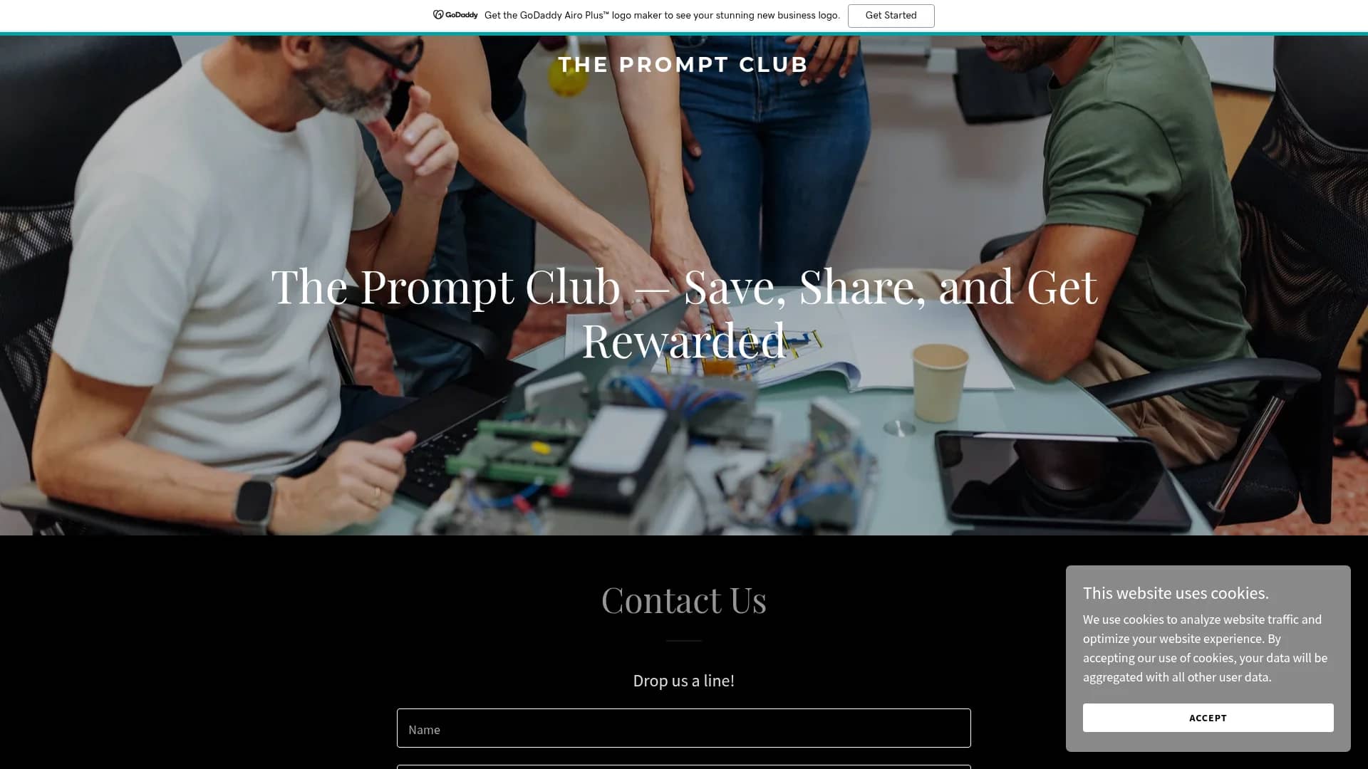 prompt-club homepage