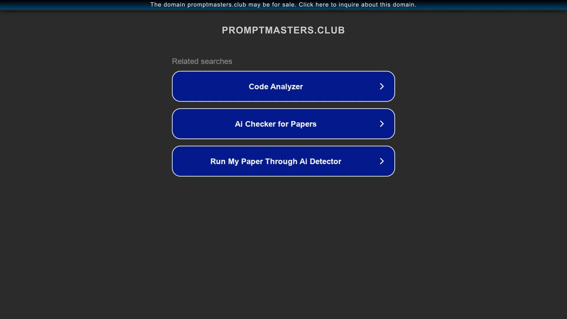 prompt-masters homepage