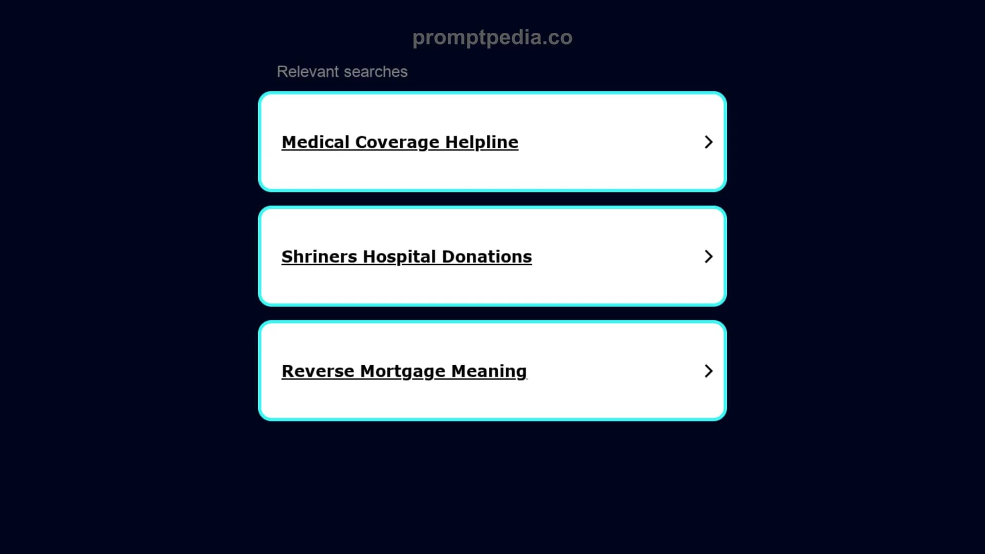promptpedia homepage