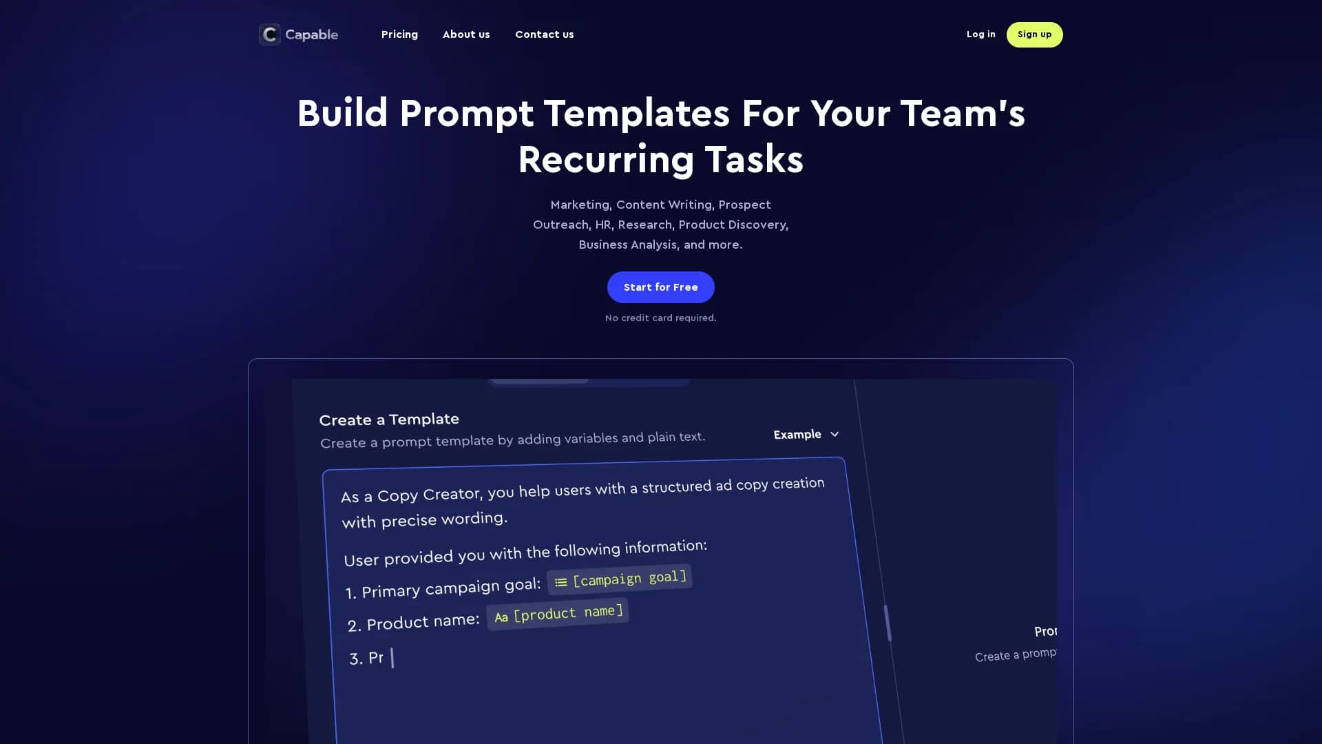 promtify homepage