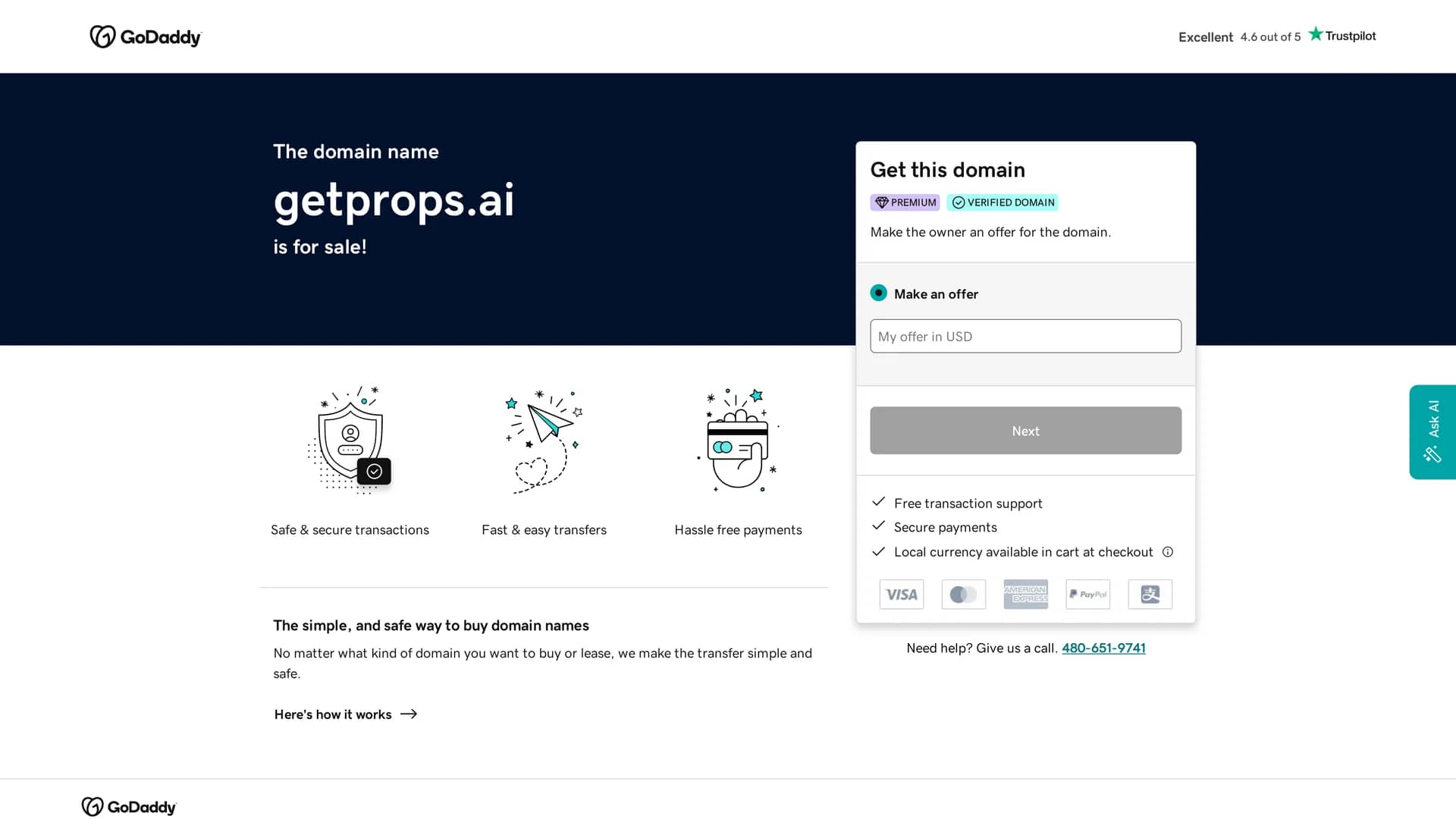 props-ai homepage