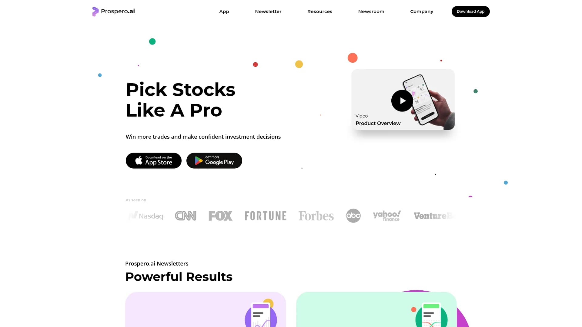 prospero-ai homepage