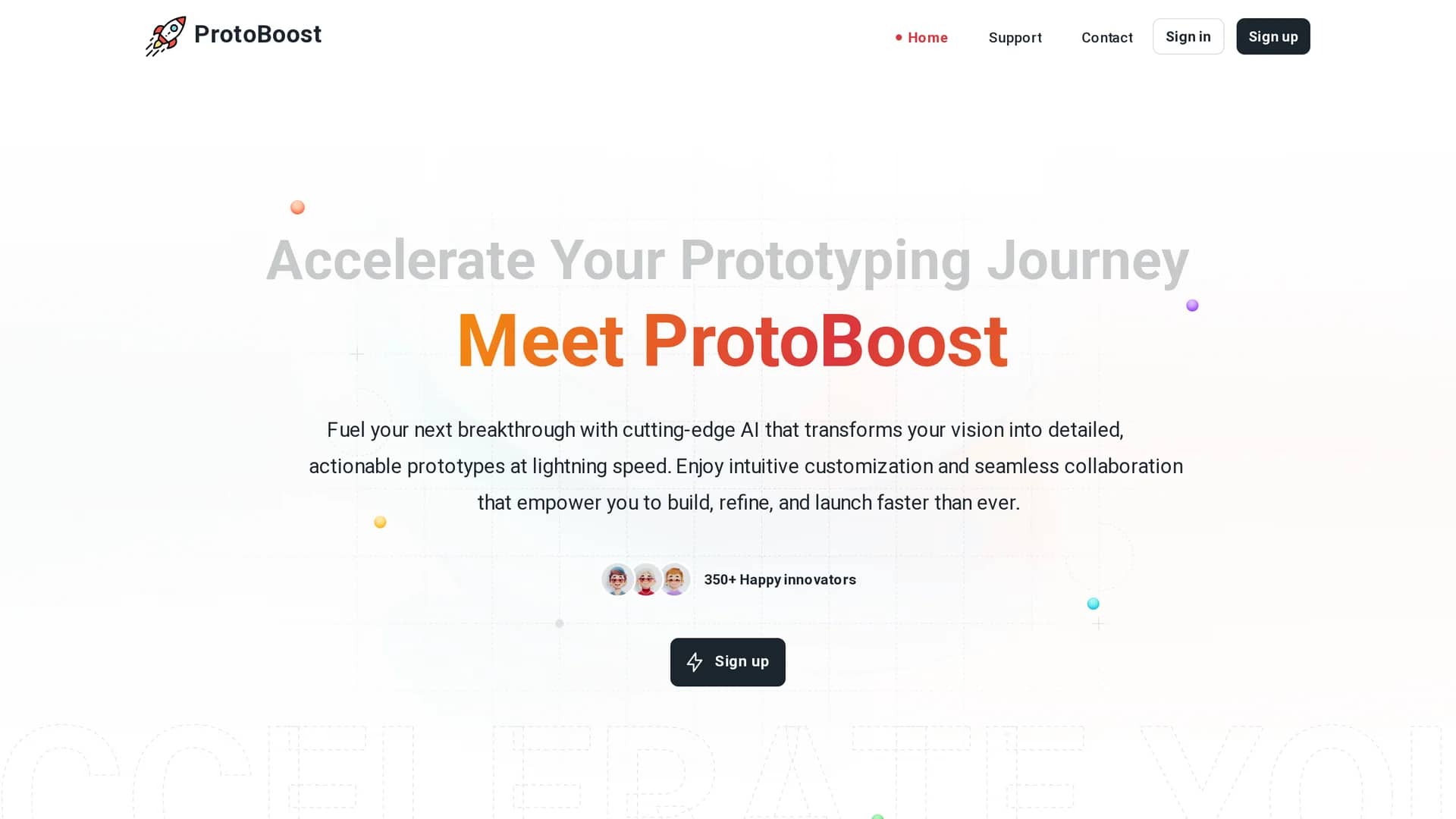 protoboost-ai homepage