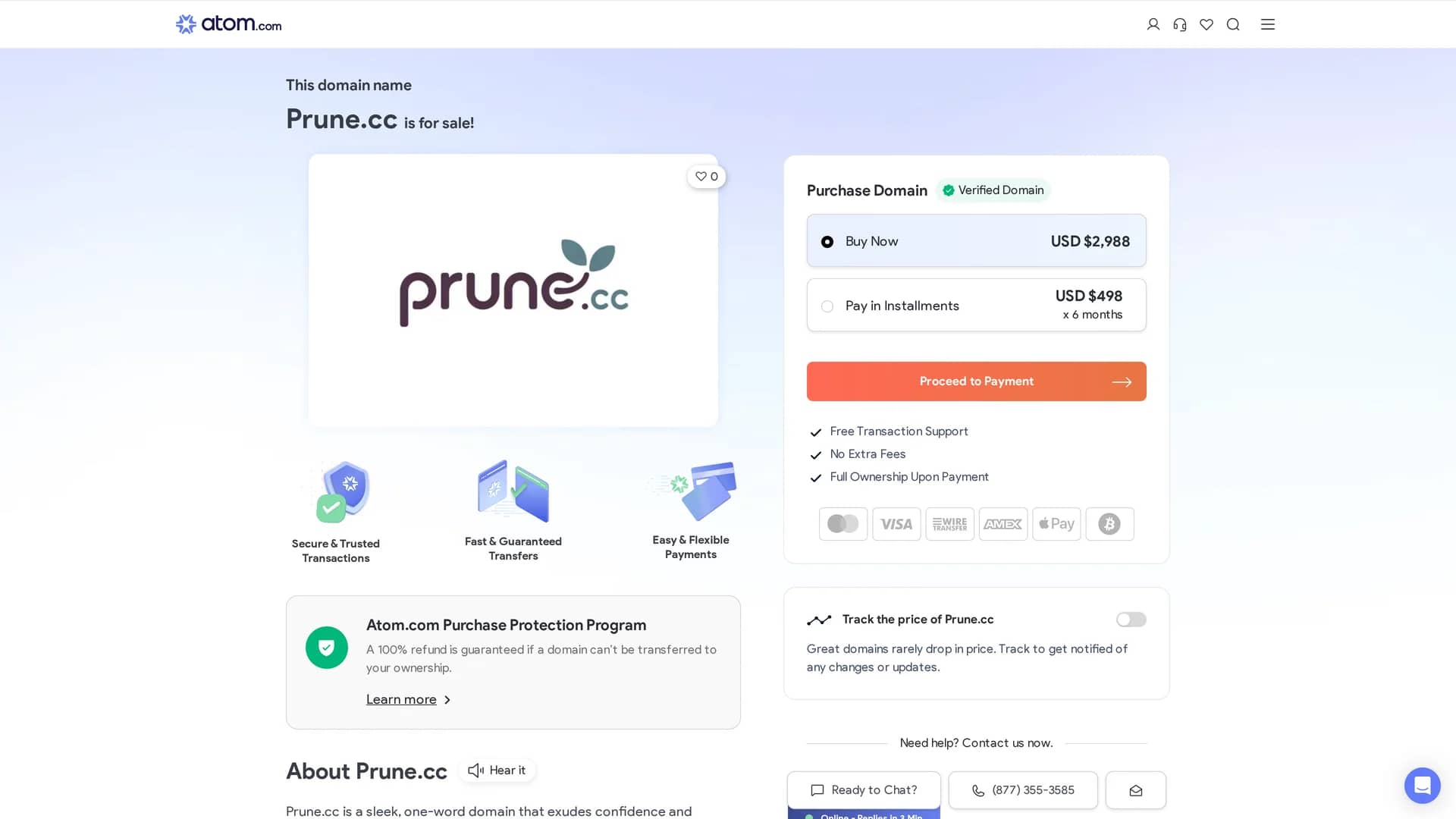prune homepage