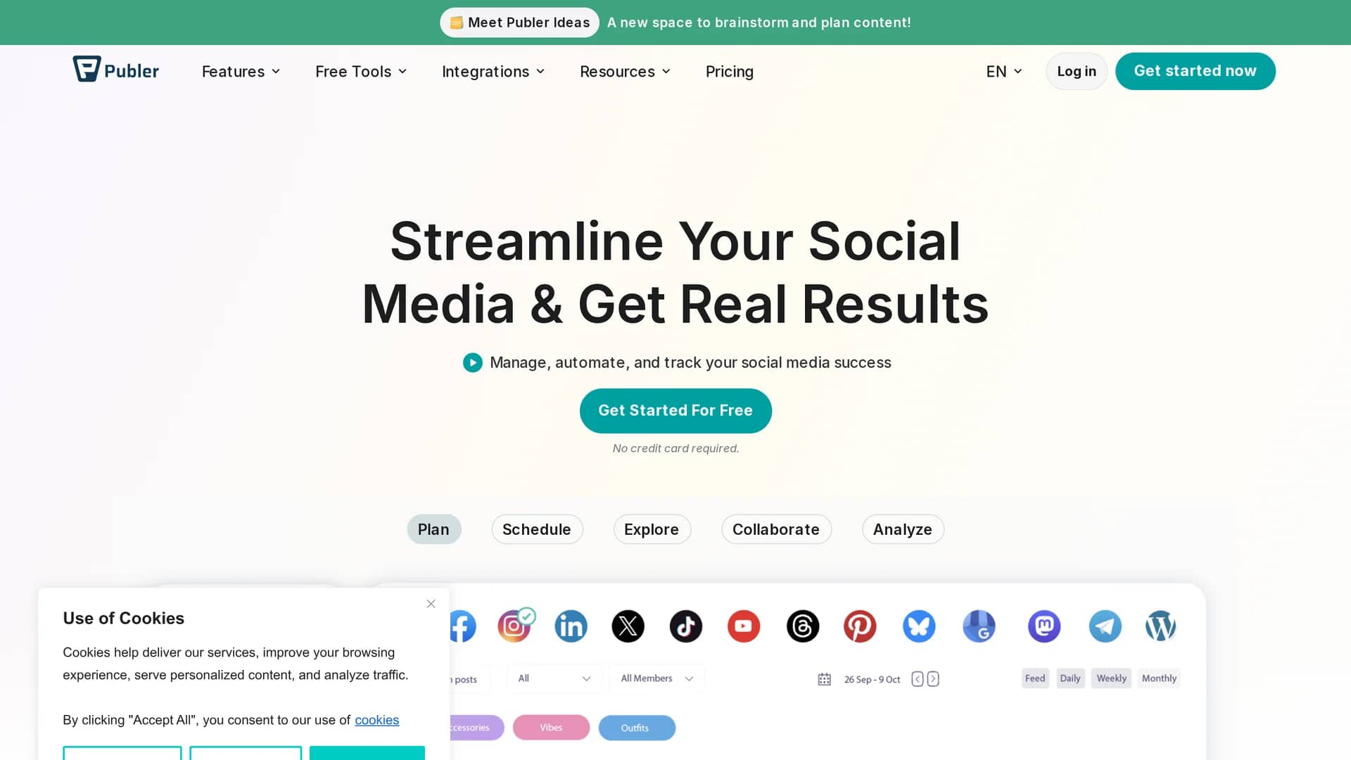 publer homepage