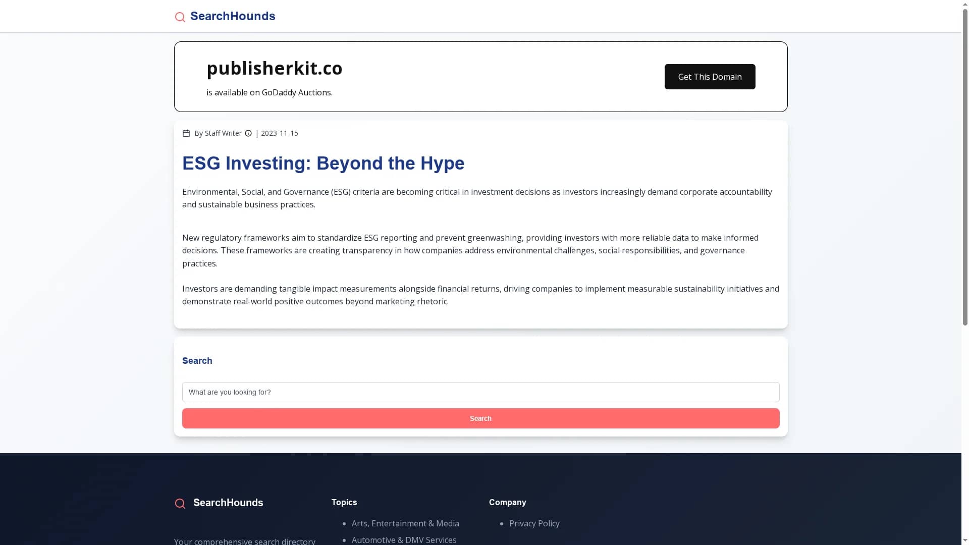 publisherkit homepage