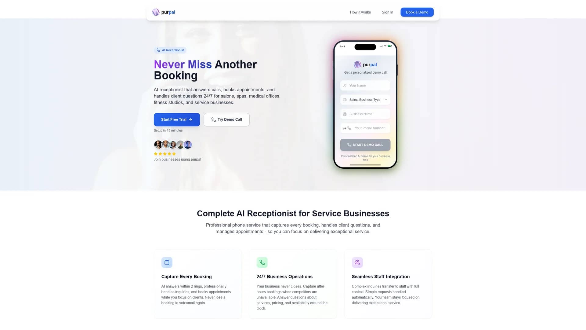 purpal-ai homepage