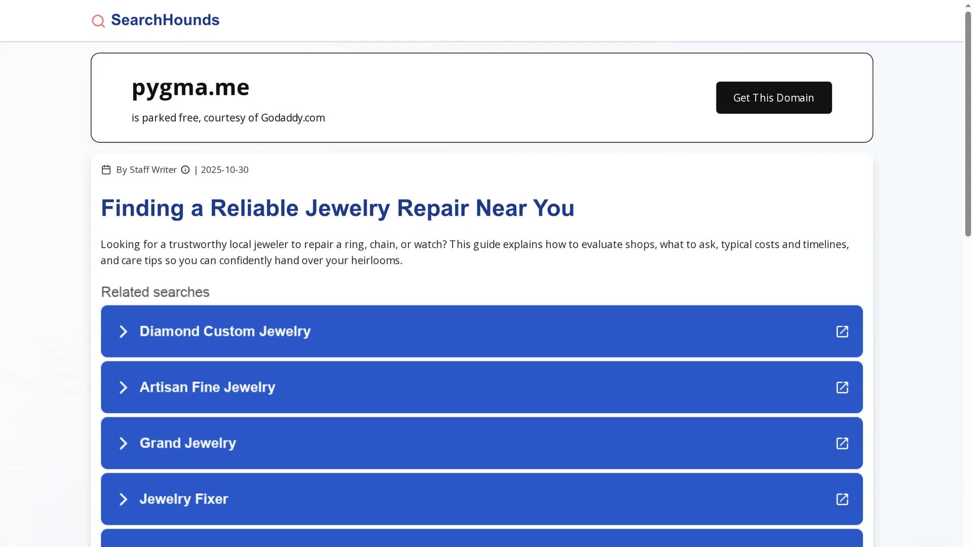 pygma-me homepage
