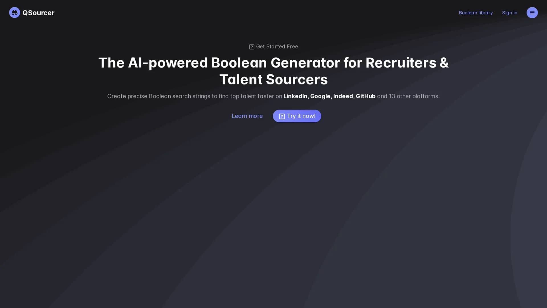 qsourcer homepage