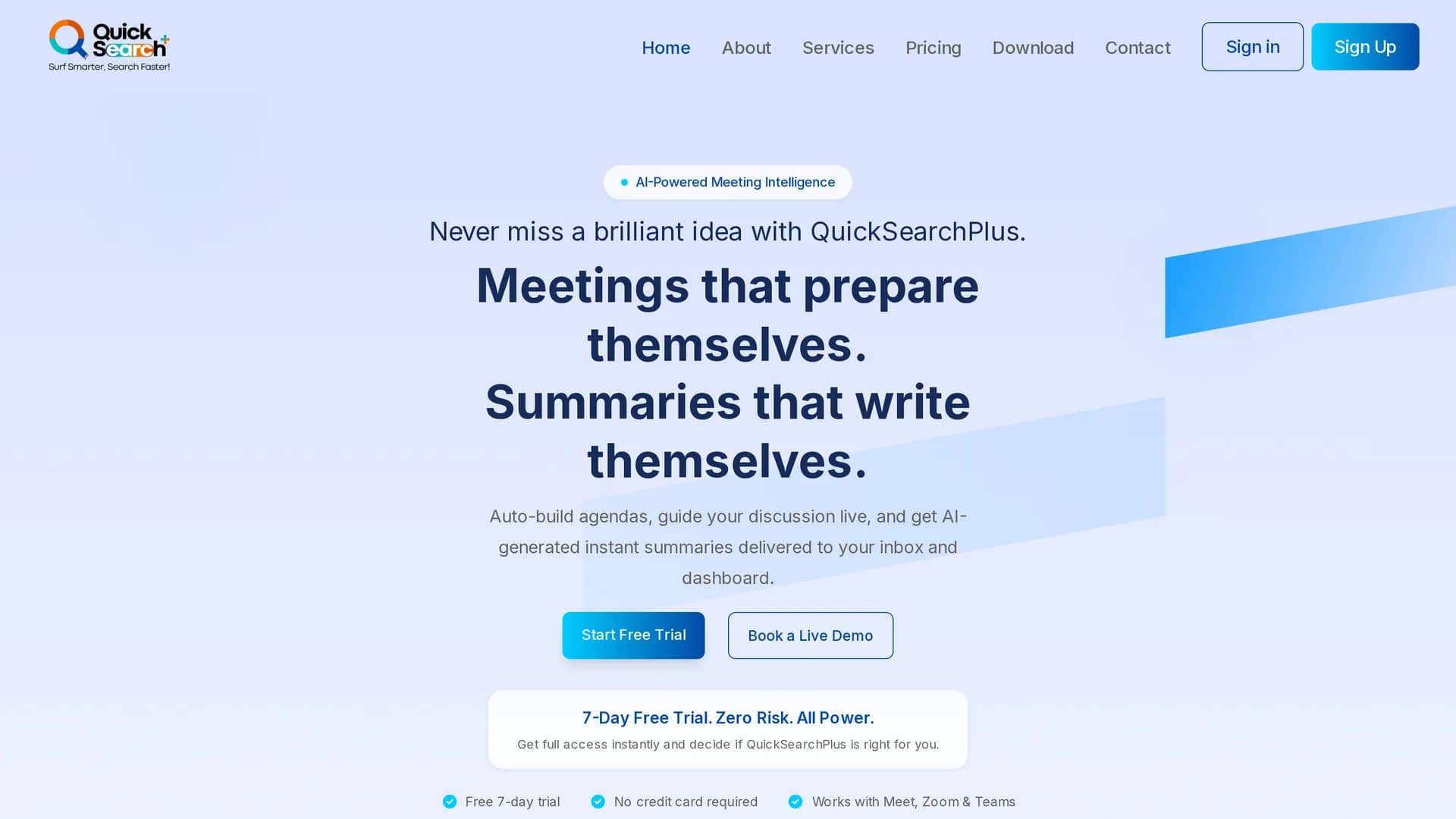 quicksearchplus homepage