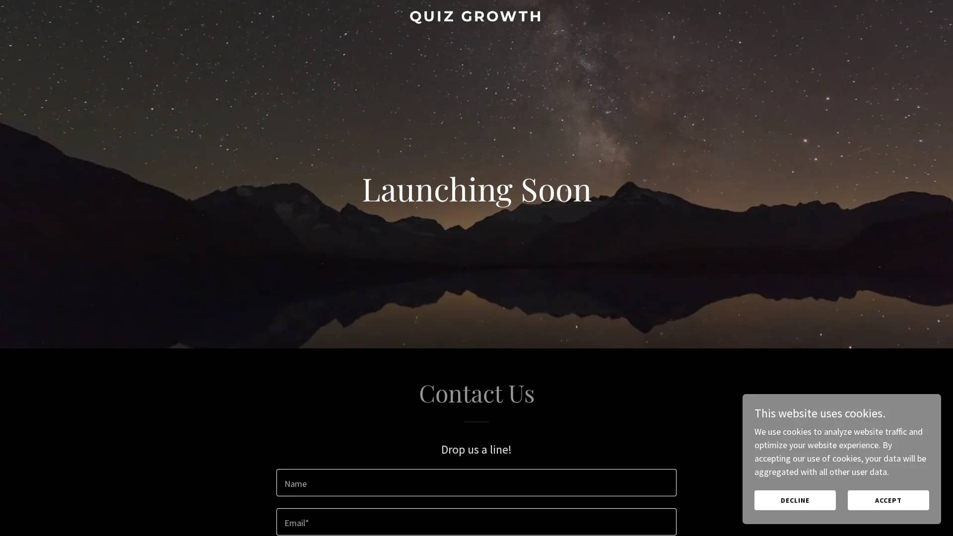 quizgrowth homepage