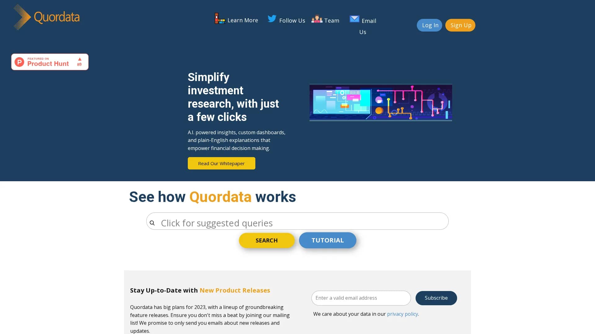 quordata homepage