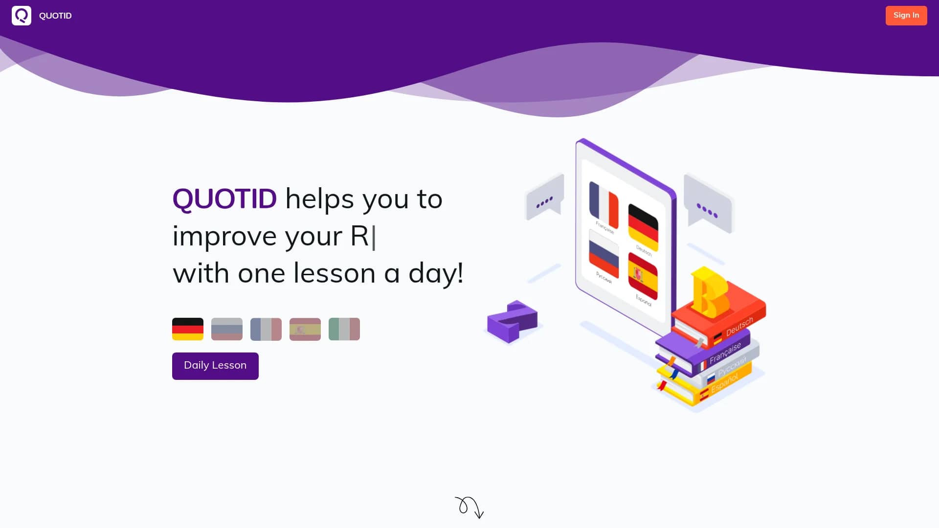 quotid homepage