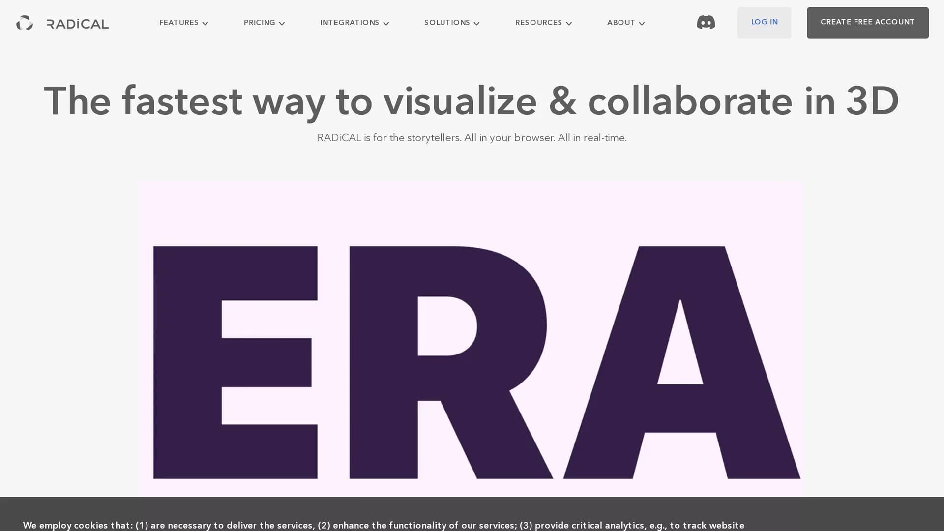 radical homepage
