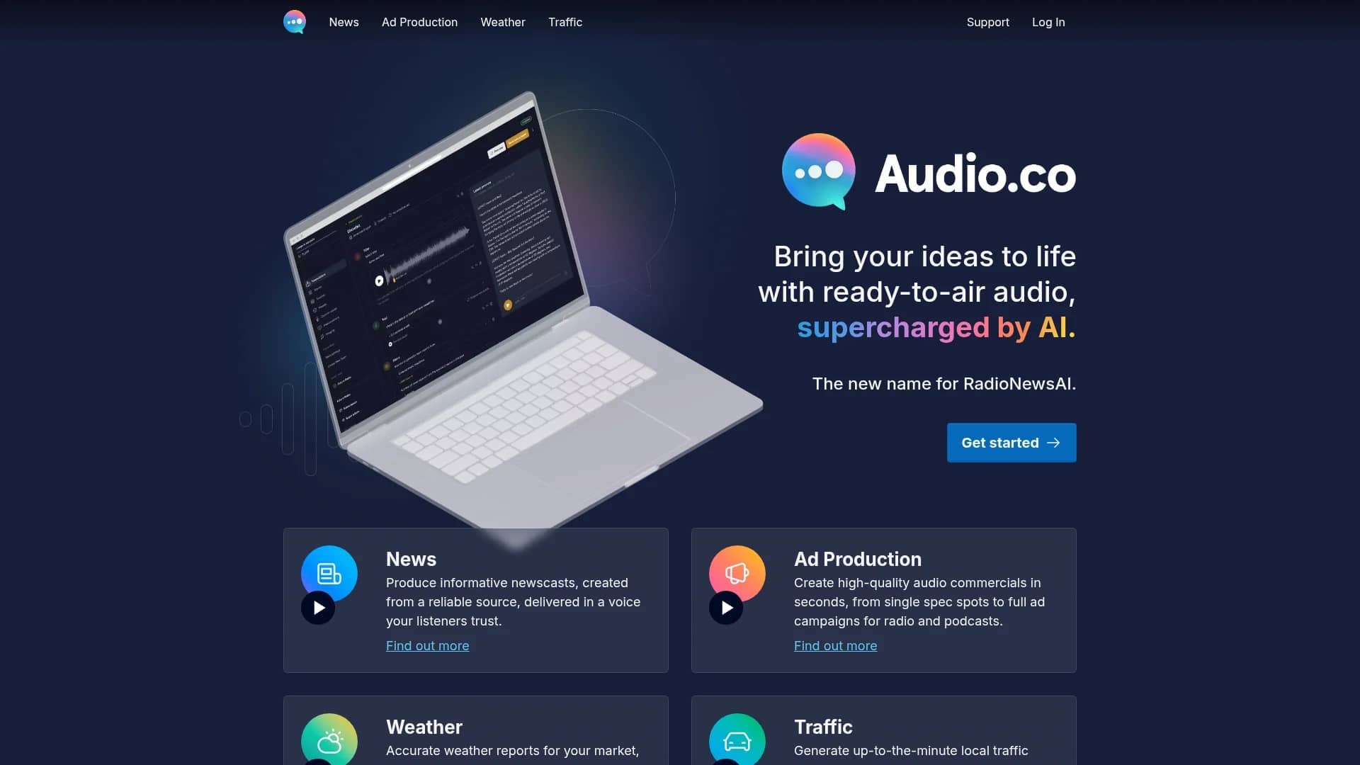 radionewsai homepage