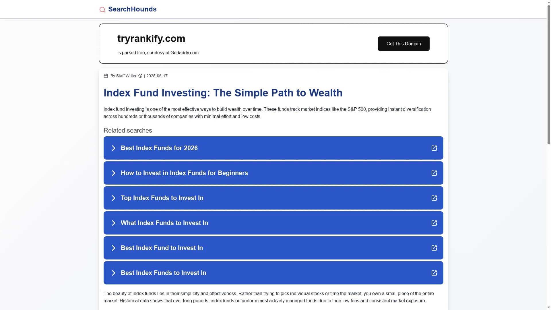 rankify homepage