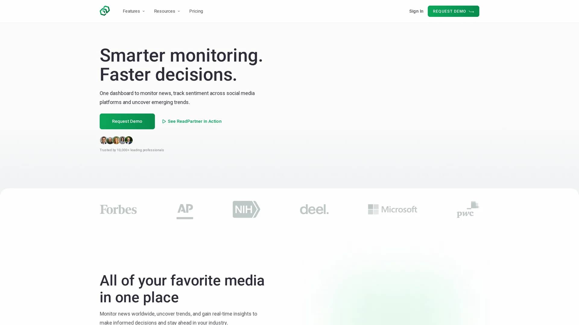 readpartner-ai homepage