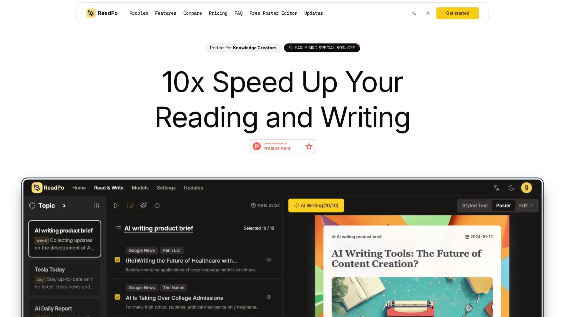 readpo homepage