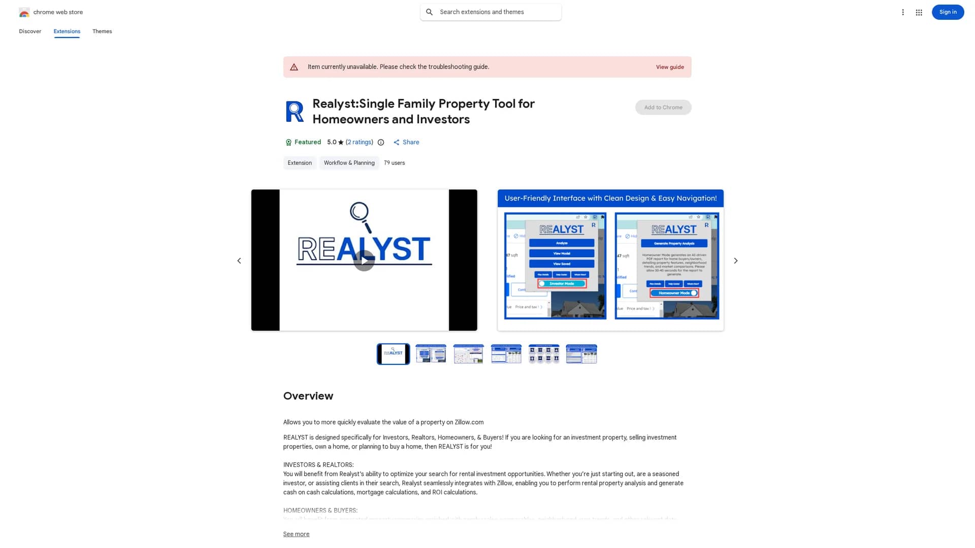 realyst homepage