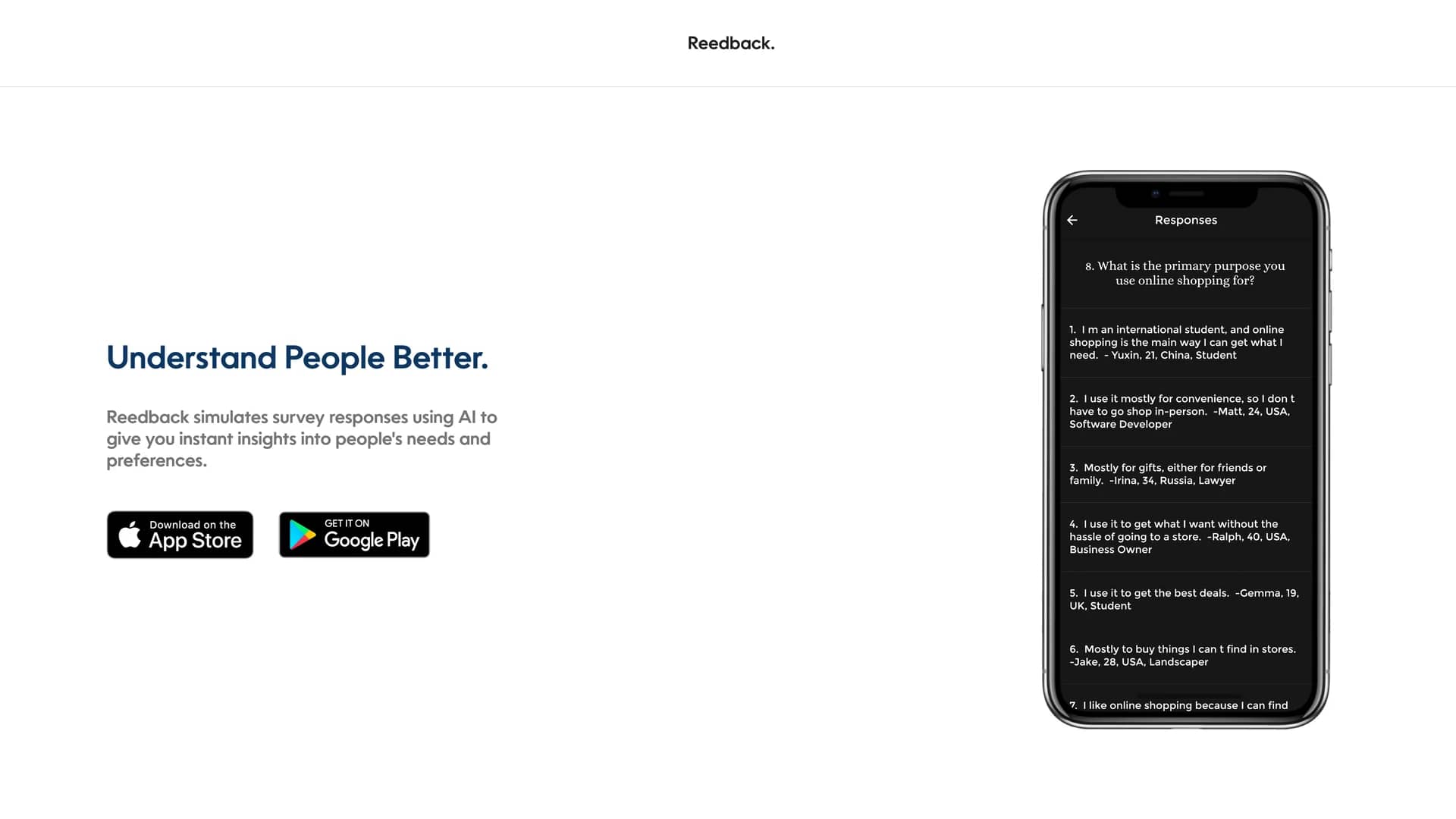 reedback-automated-surveys homepage