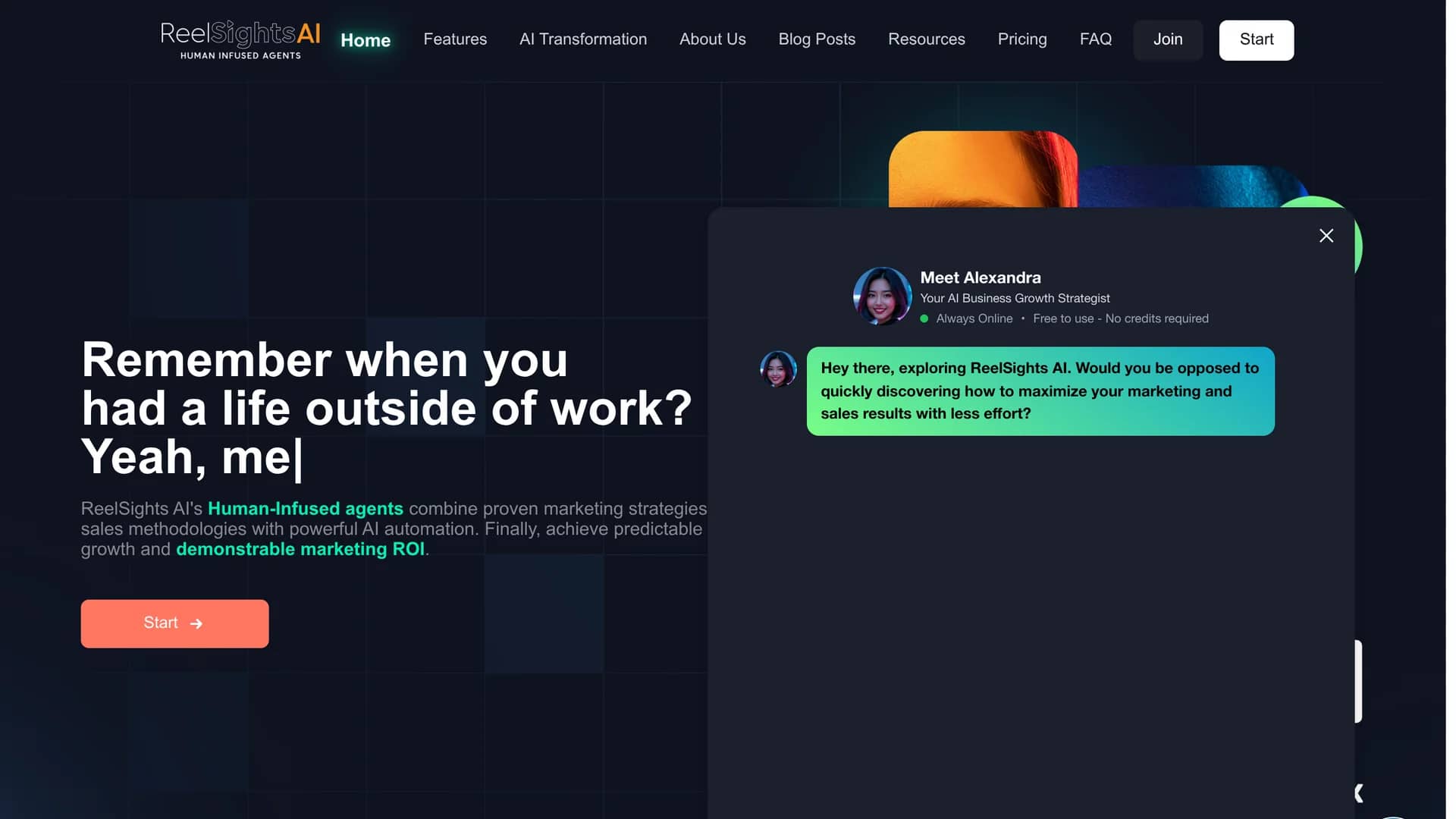 reelsights-ai homepage
