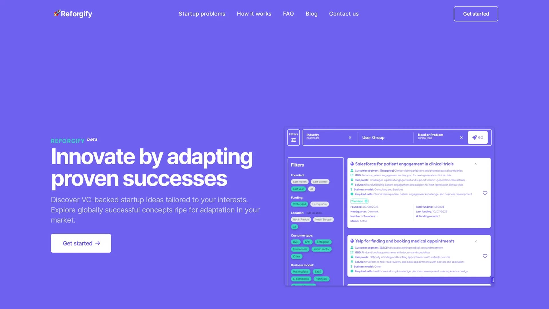 reforgify homepage