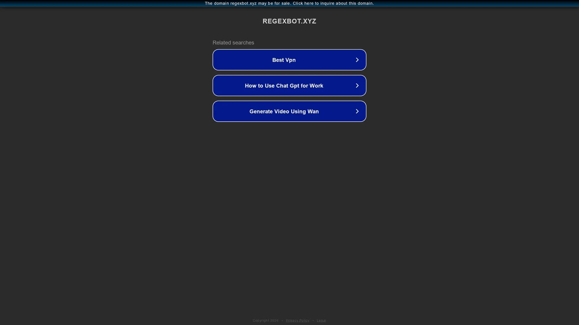 regexbot homepage