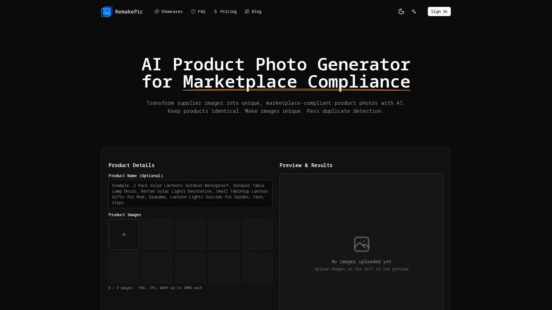 remakepic homepage