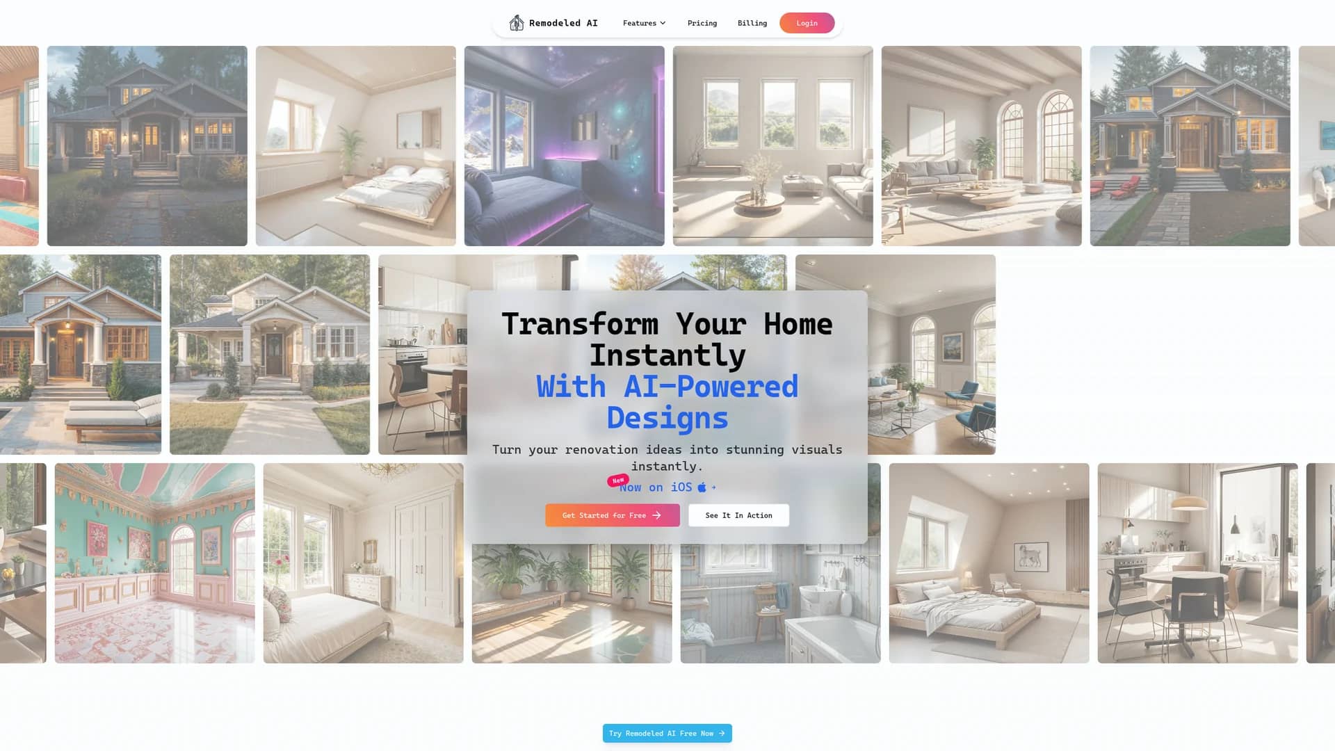 remodeled-ai homepage