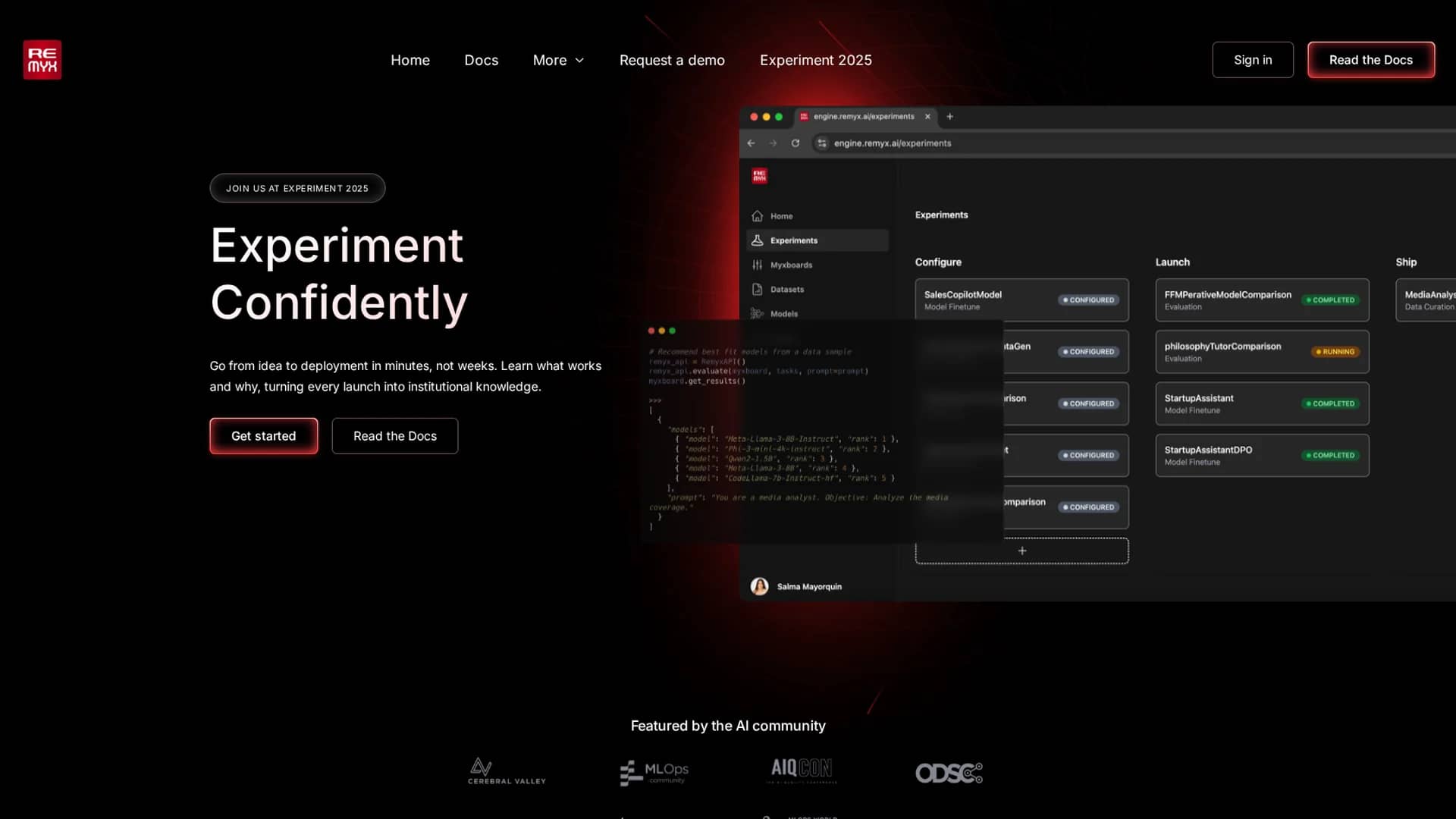 remyx homepage