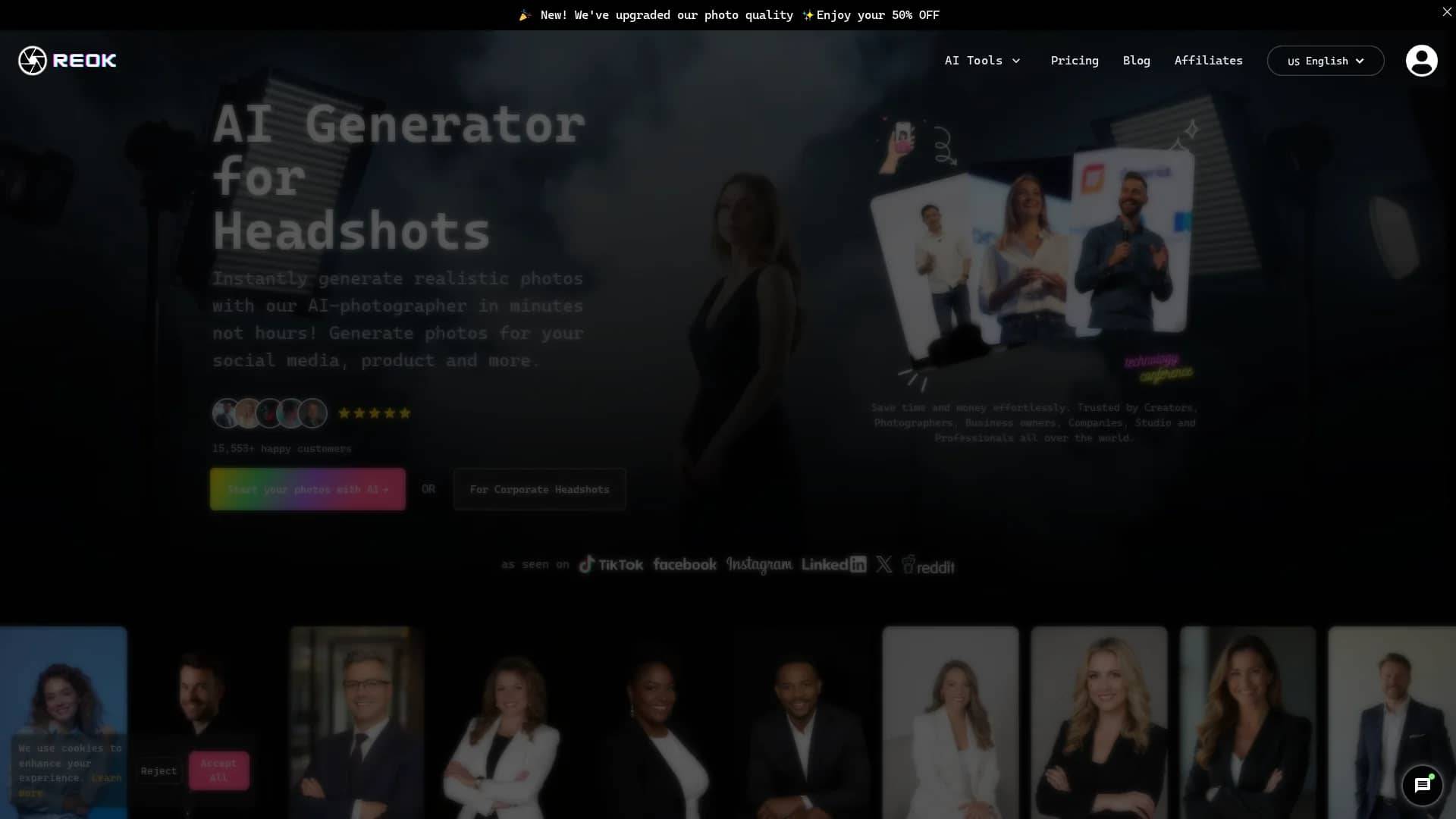 reok-pro homepage
