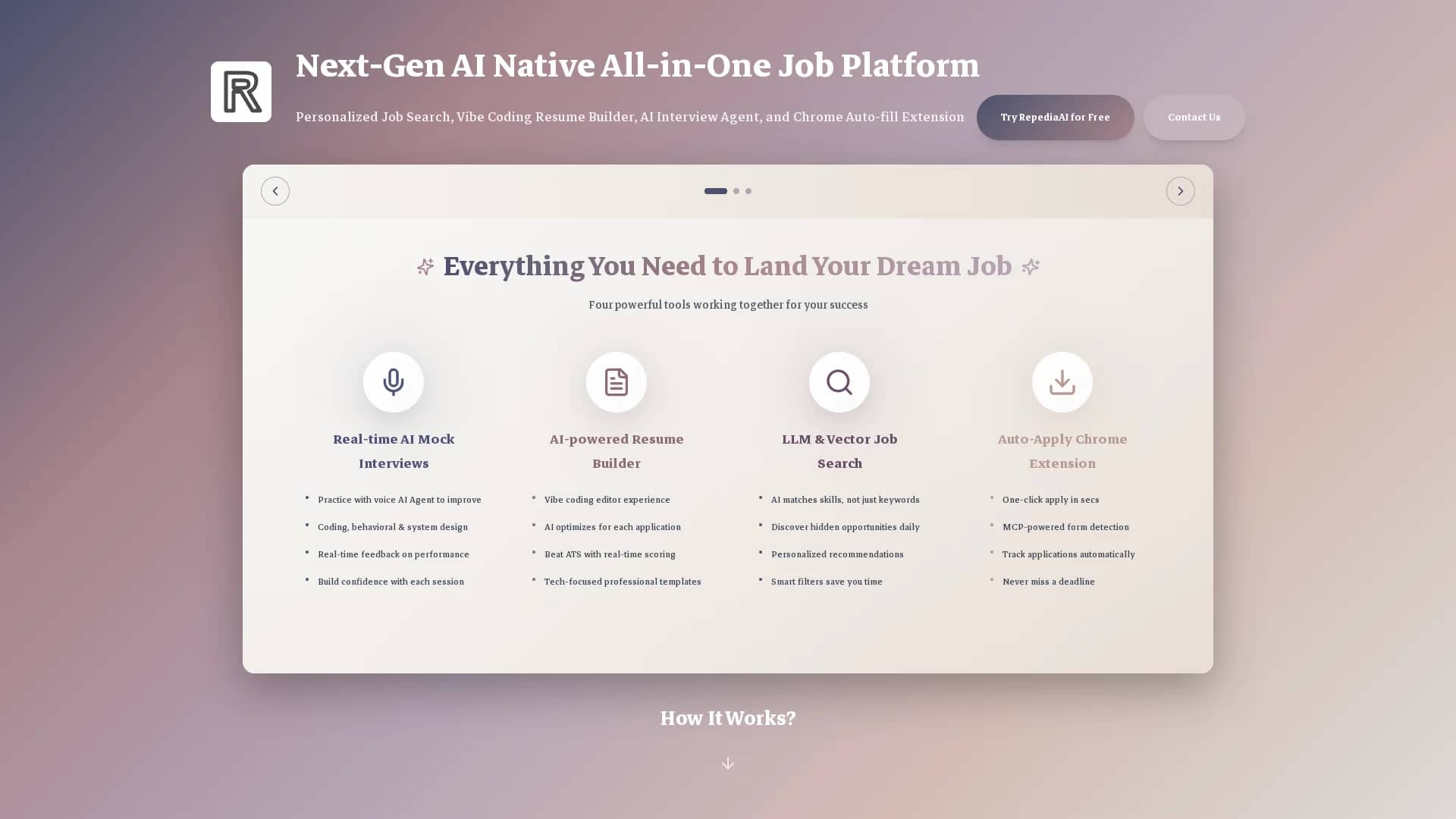 repediaai homepage