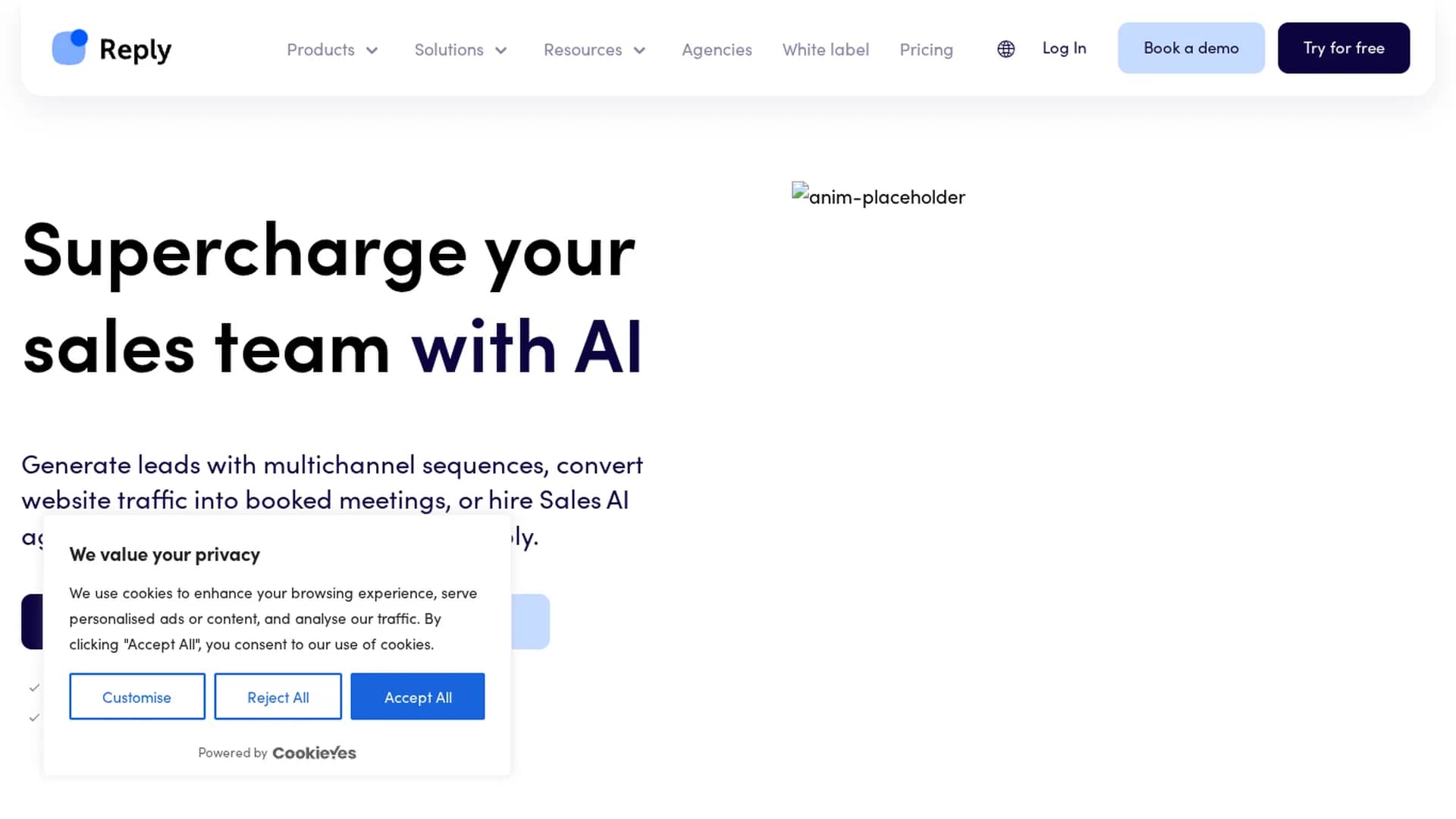 reply-io homepage