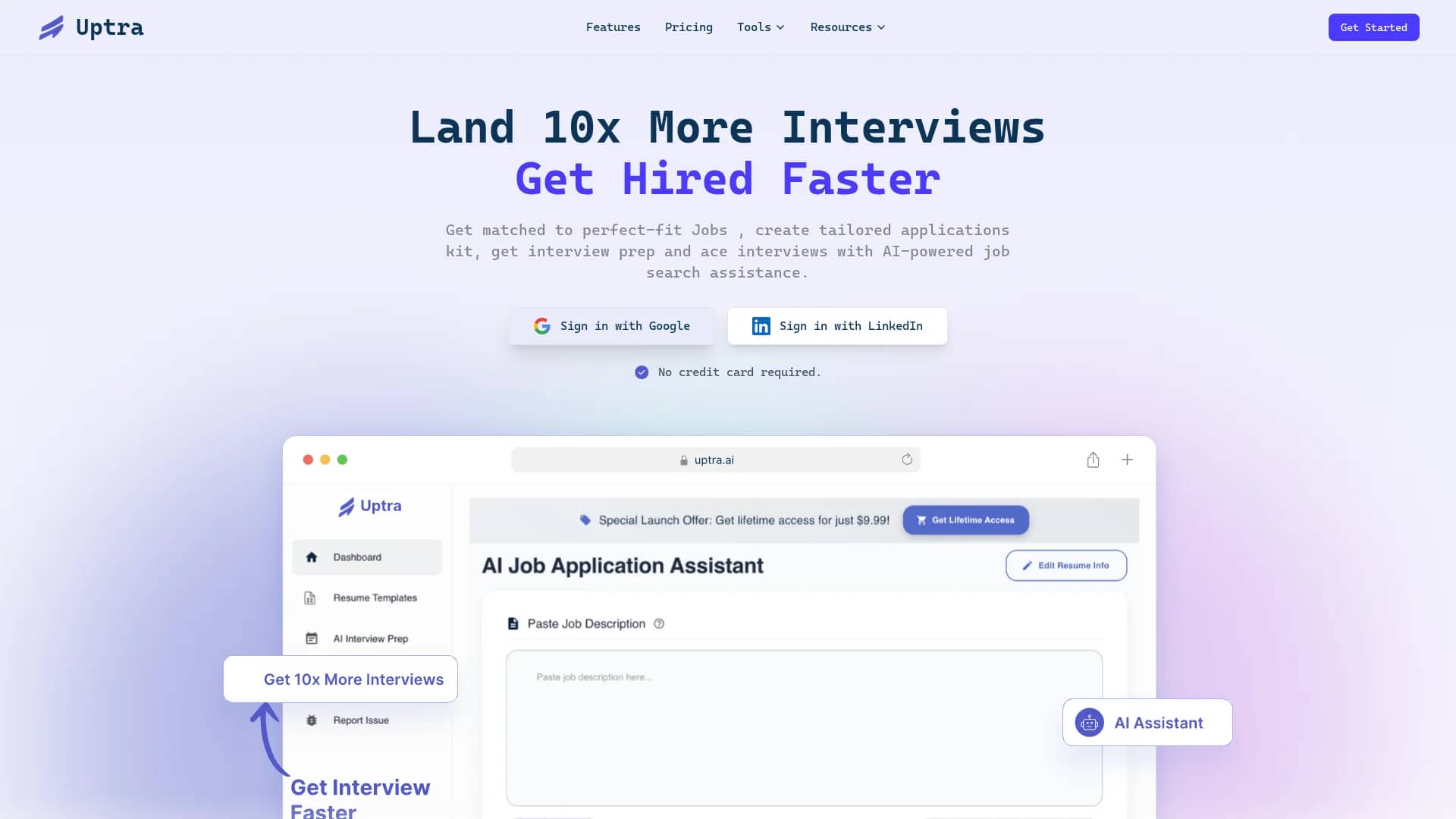 resumea-io homepage