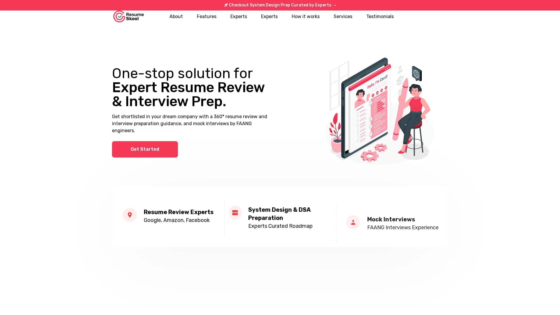 resumeskool homepage