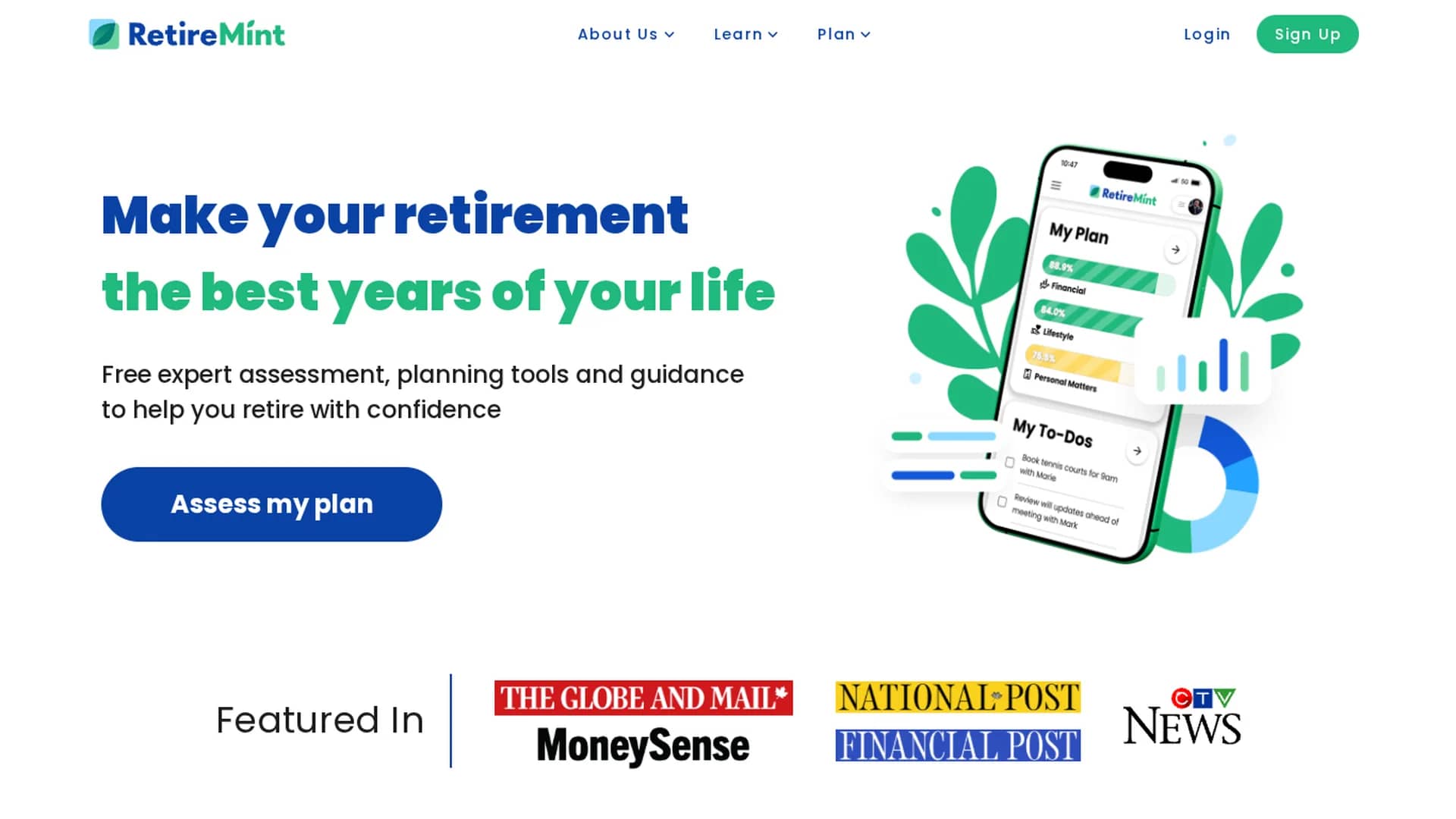 retiremint homepage