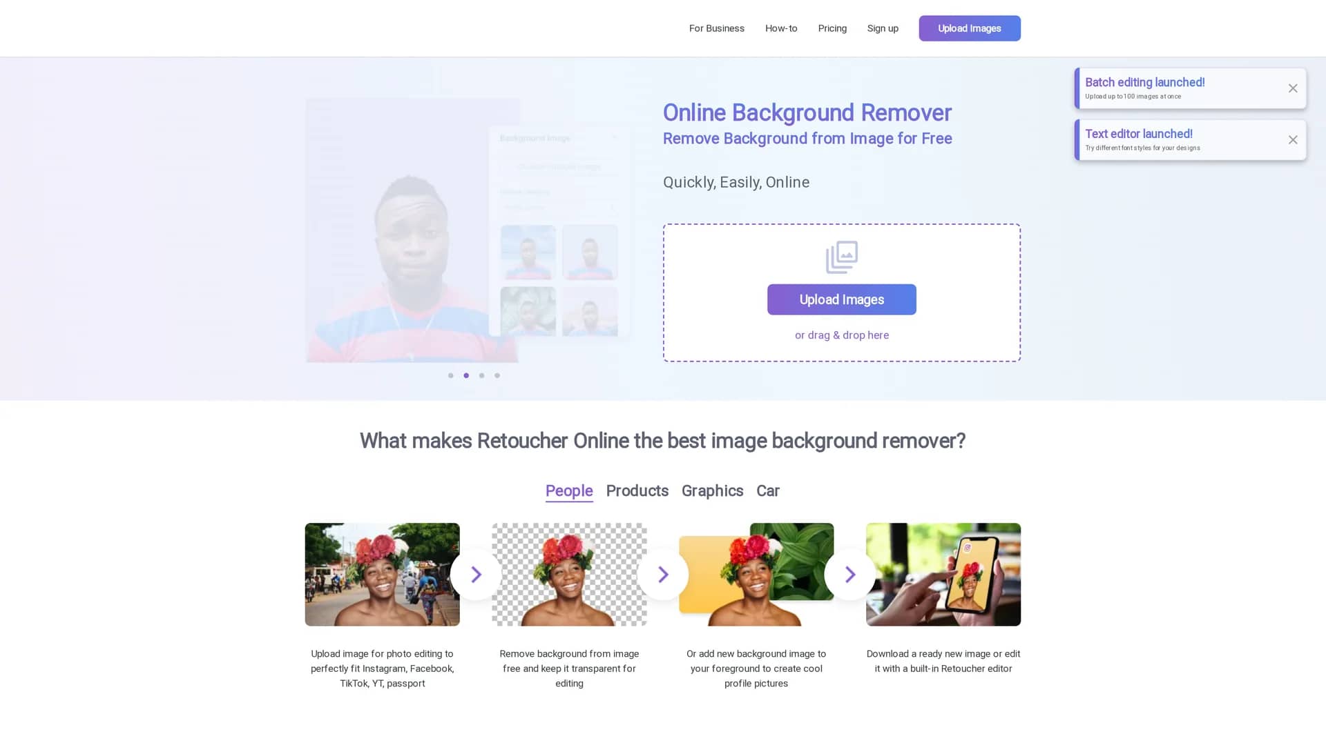 retoucher homepage
