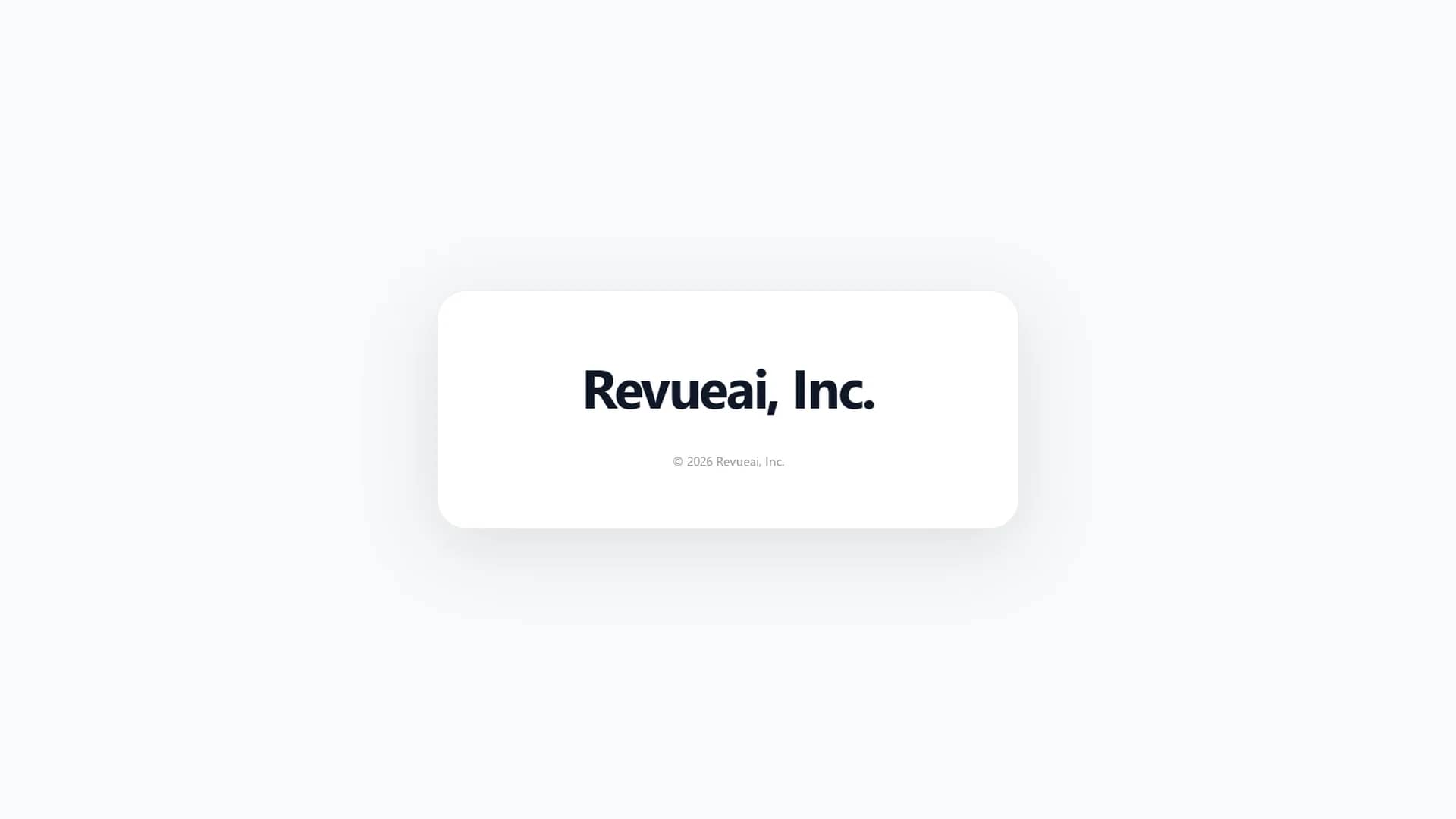 revueai homepage