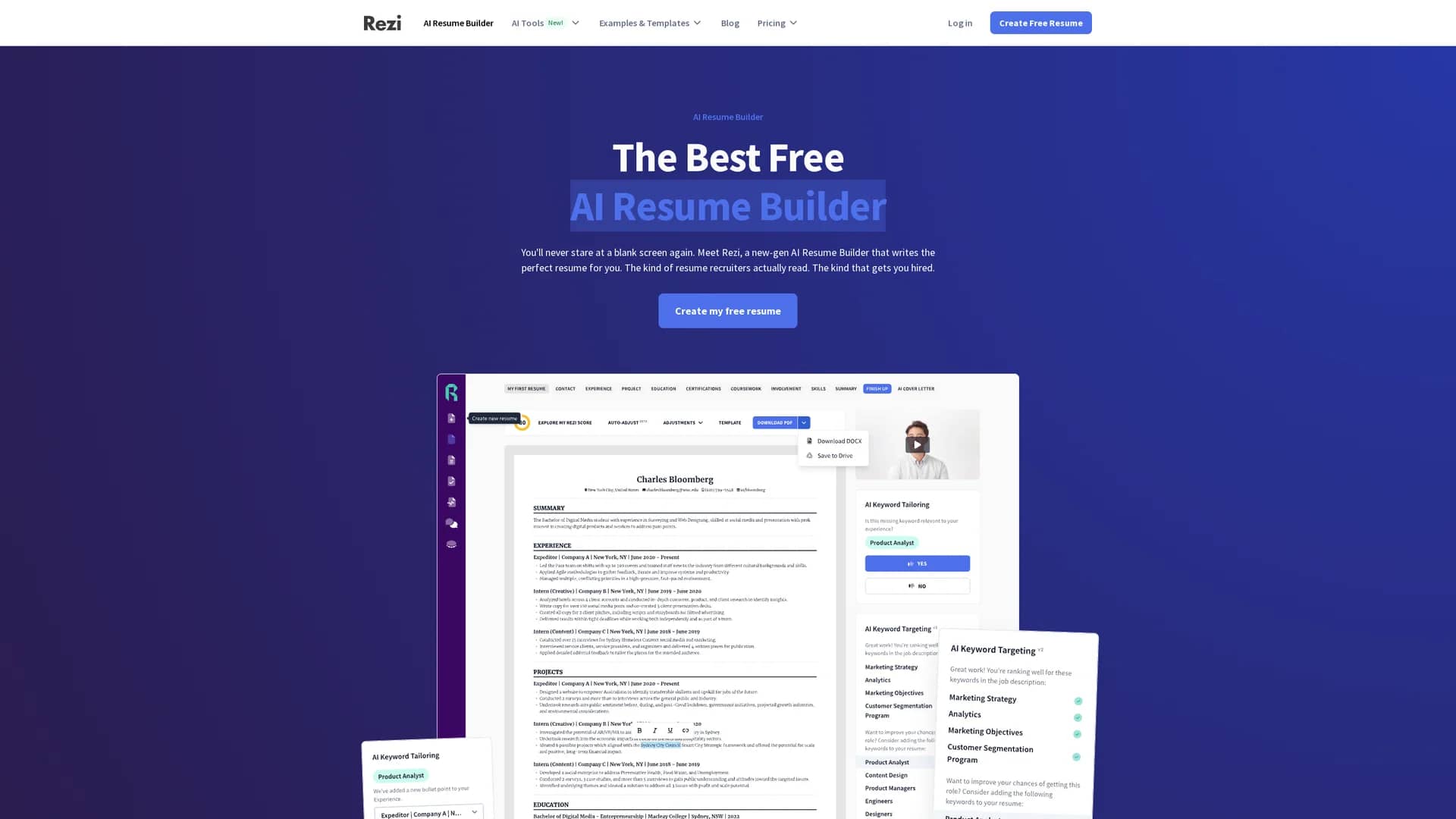 rezi homepage