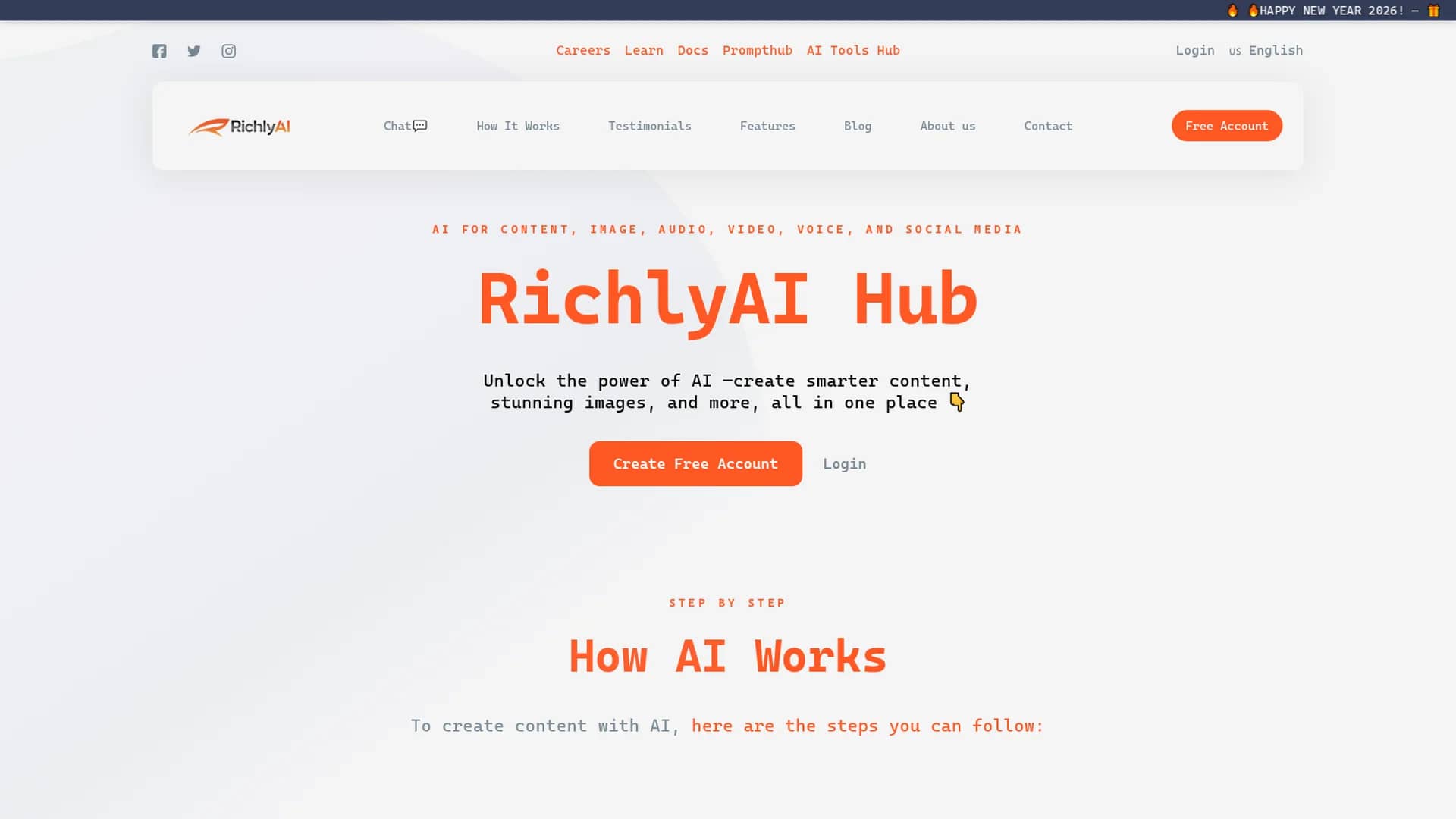 richlyai homepage