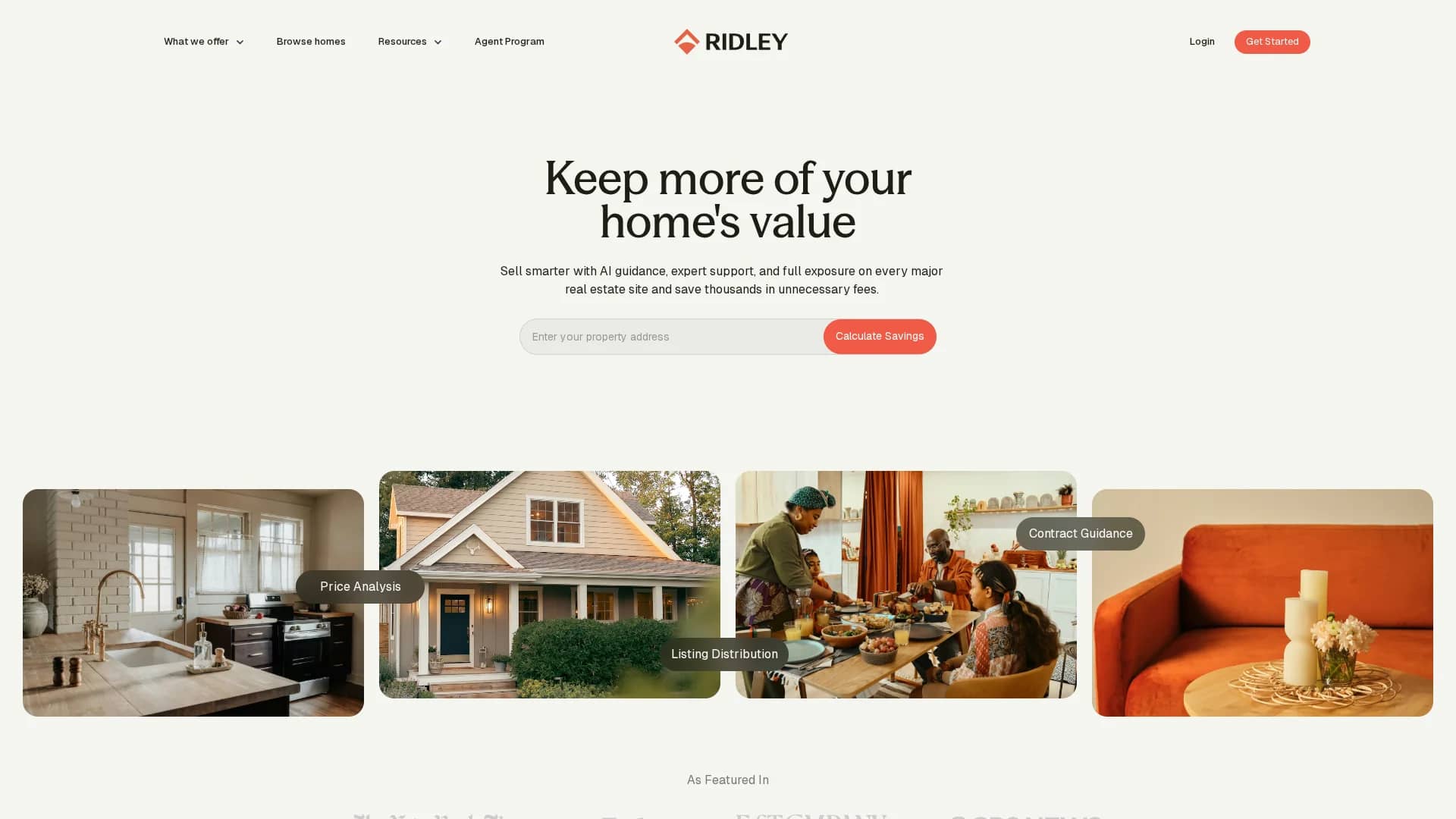 ridley homepage