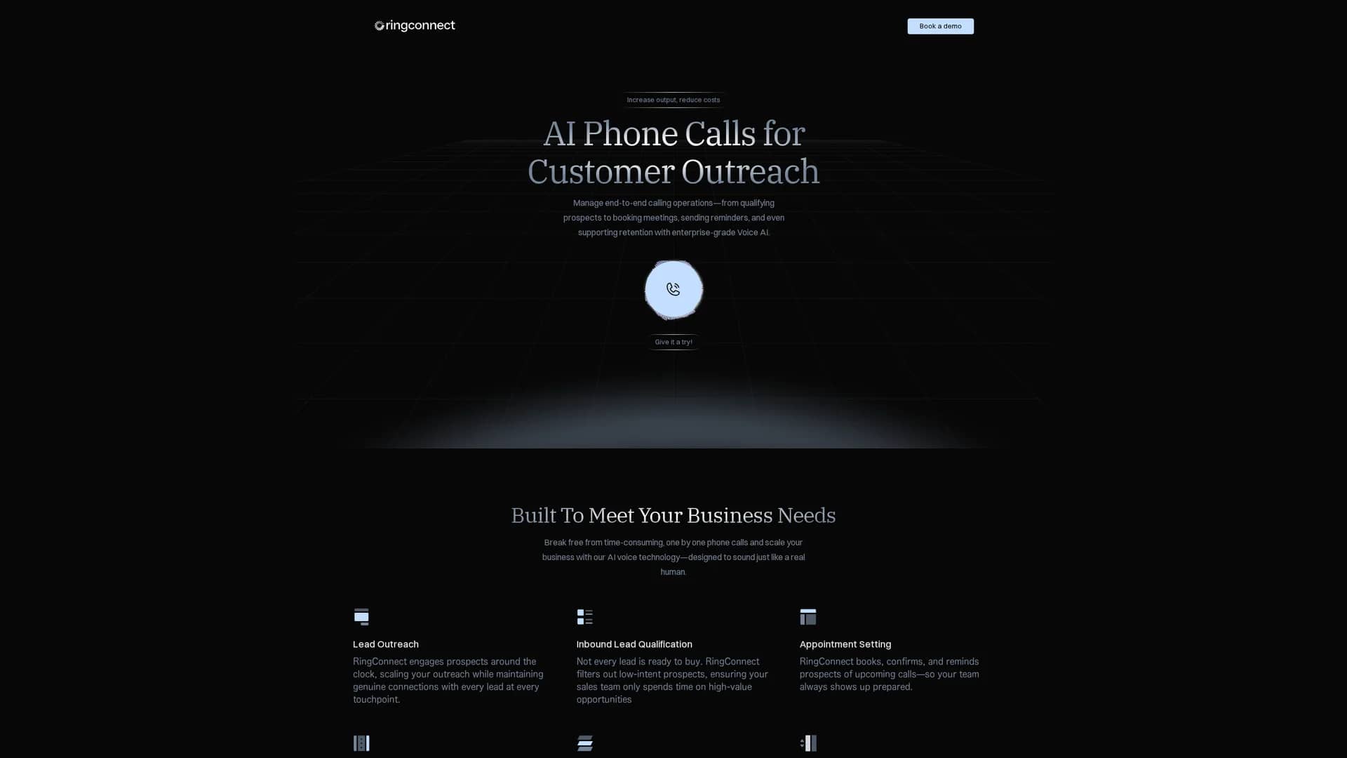 ringconnect homepage