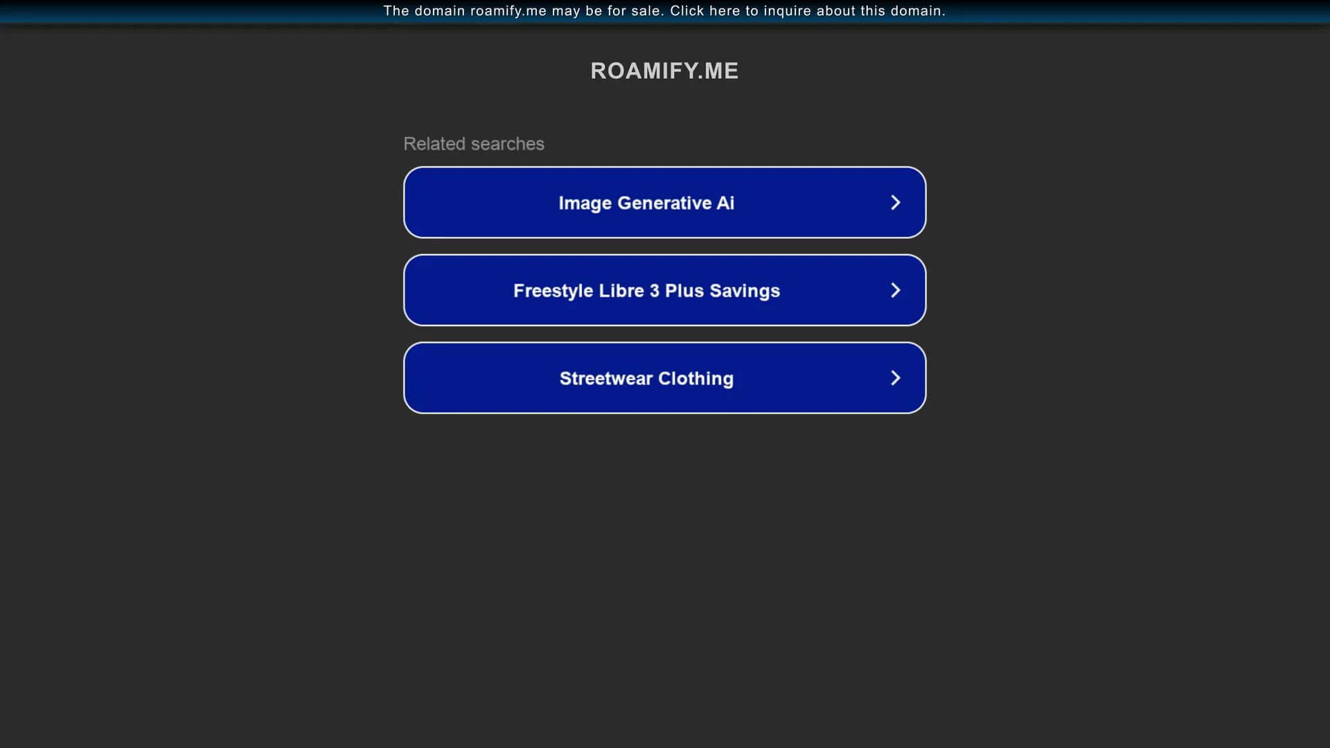 roamify homepage